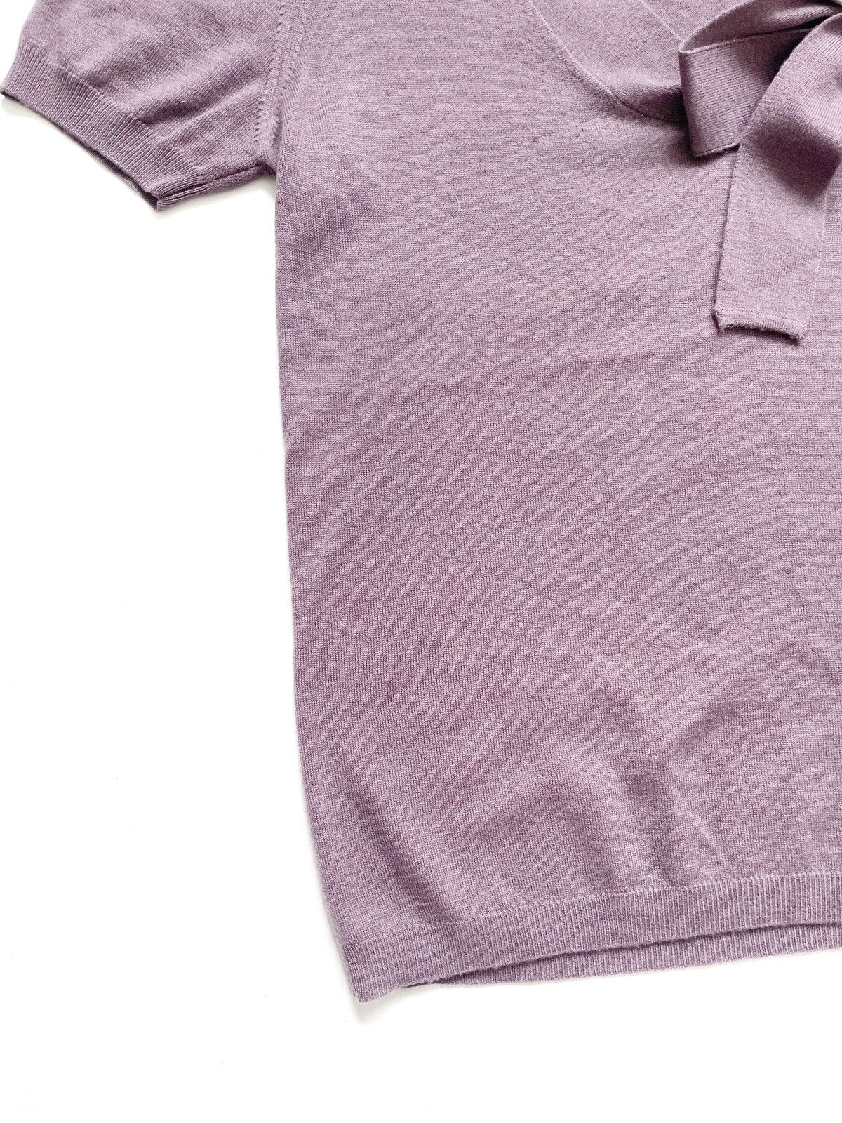 Valentino × Vintage Valentino Purple Wool & Silk & Cashmere T-Shirt Size 40/M l Size M / US 6-8 / IT 42-44 - 3 Thumbnail