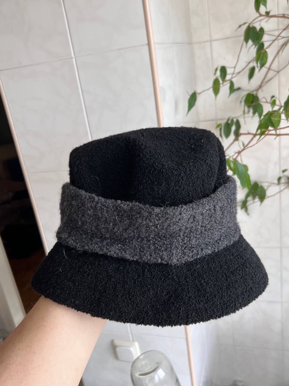Kangol × Vintage Kangol vintage 99 mens bucket hat avant-garde geometric form Size 38 - 12 Thumbnail