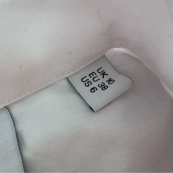 Other COLLUSION (Made in Turkey) White Oversized Button Down Shirt Size M / US 6-8 / IT 42-44 - 6 Thumbnail