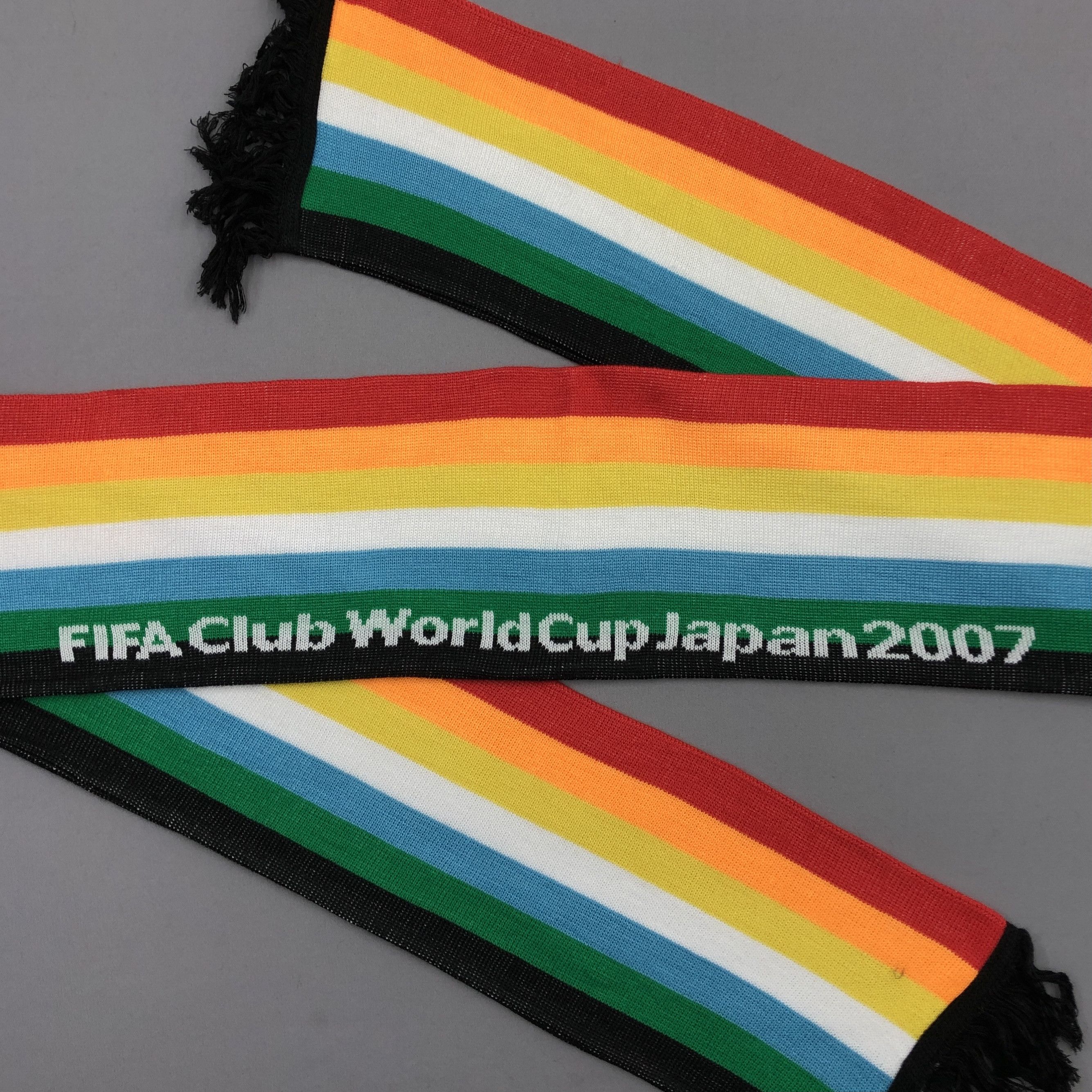 Vintage Vintage Fifa Japan 2007 Scarf Muffler Knitted Wool Scarves Size ONE SIZE - 4 Thumbnail