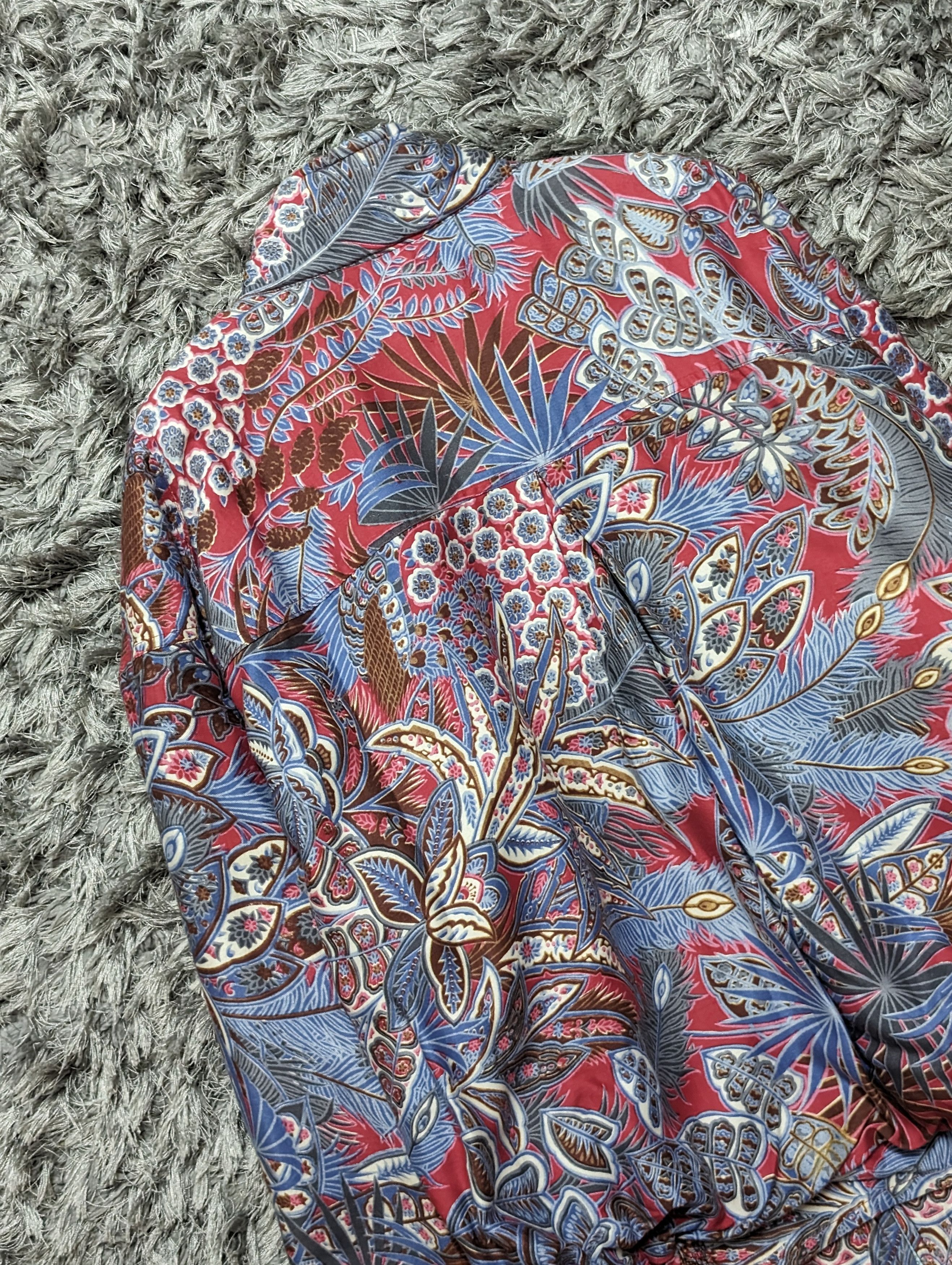 Batik Bay Vintage Mega Bali Hand Made Bali Floral Jacket Batik Bomber Size US M / EU 48-50 / 2 - 8 Thumbnail