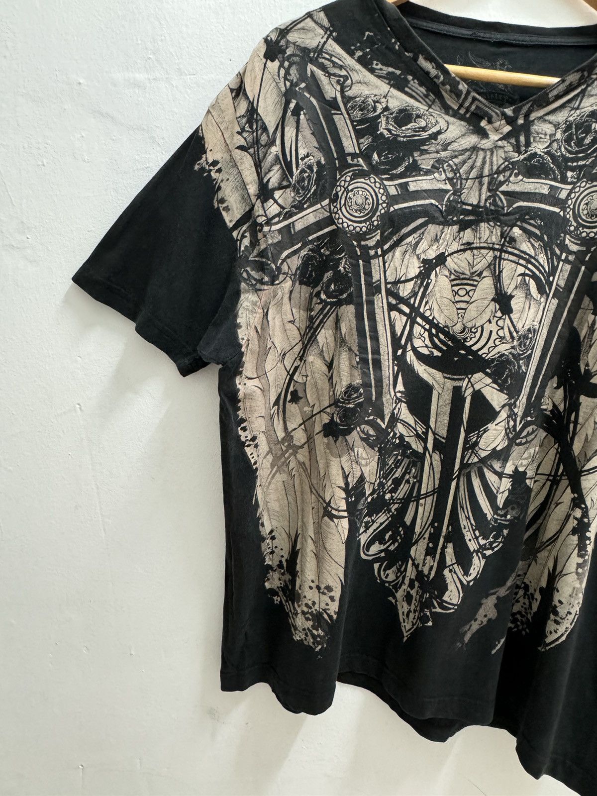 Affliction Raw State Brand Art Chemistry Sword Cross Retribution Size US L / EU 52-54 / 3 - 4 Thumbnail