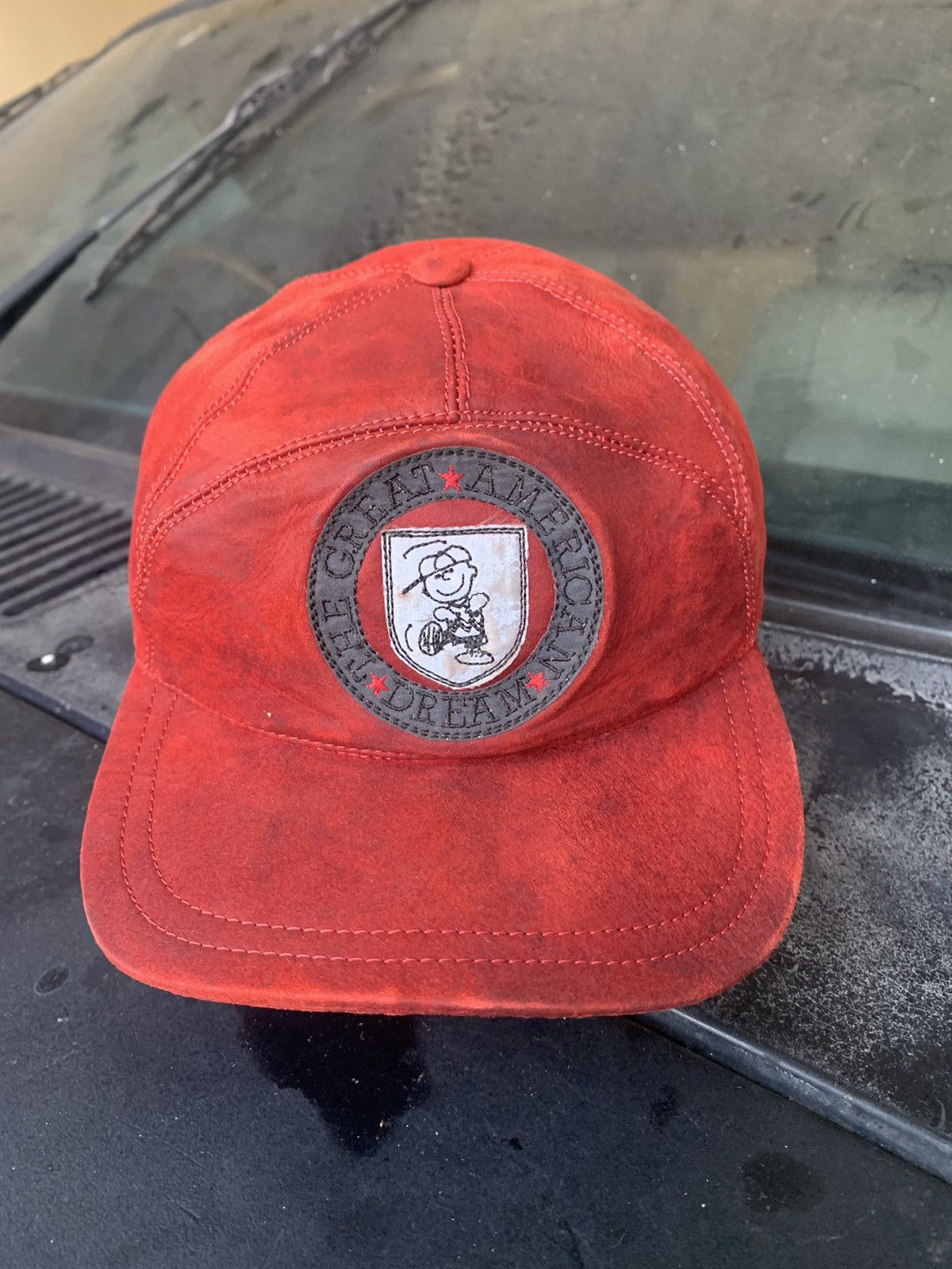 Iceberg × Leather × Vintage Vintage iceberg leather hat Size ONE SIZE - 1 Thumbnail