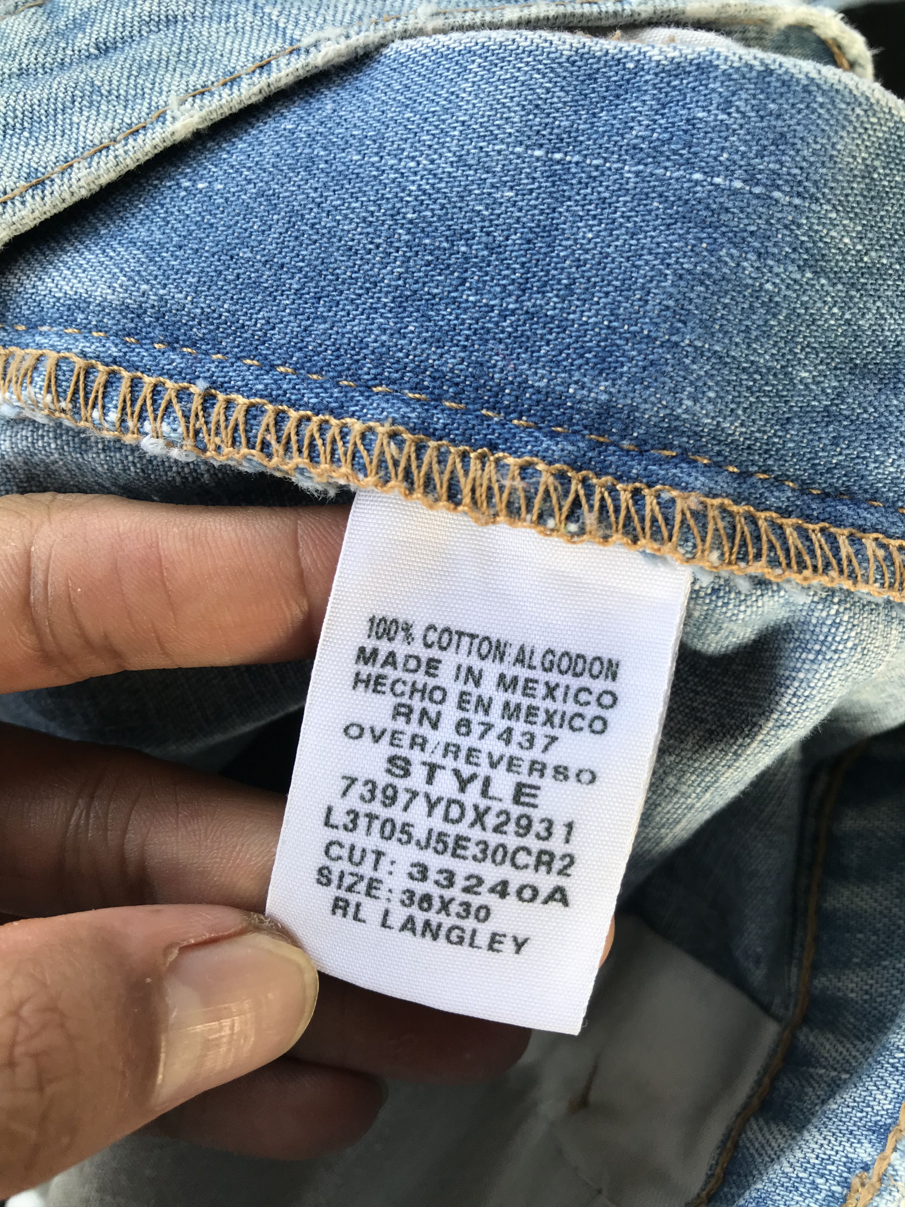 Polo Ralph Lauren Polo Jeans Co. by Ralph Lauren Vintage Denim Jeans Size US 38 / EU 54 - 7 Thumbnail