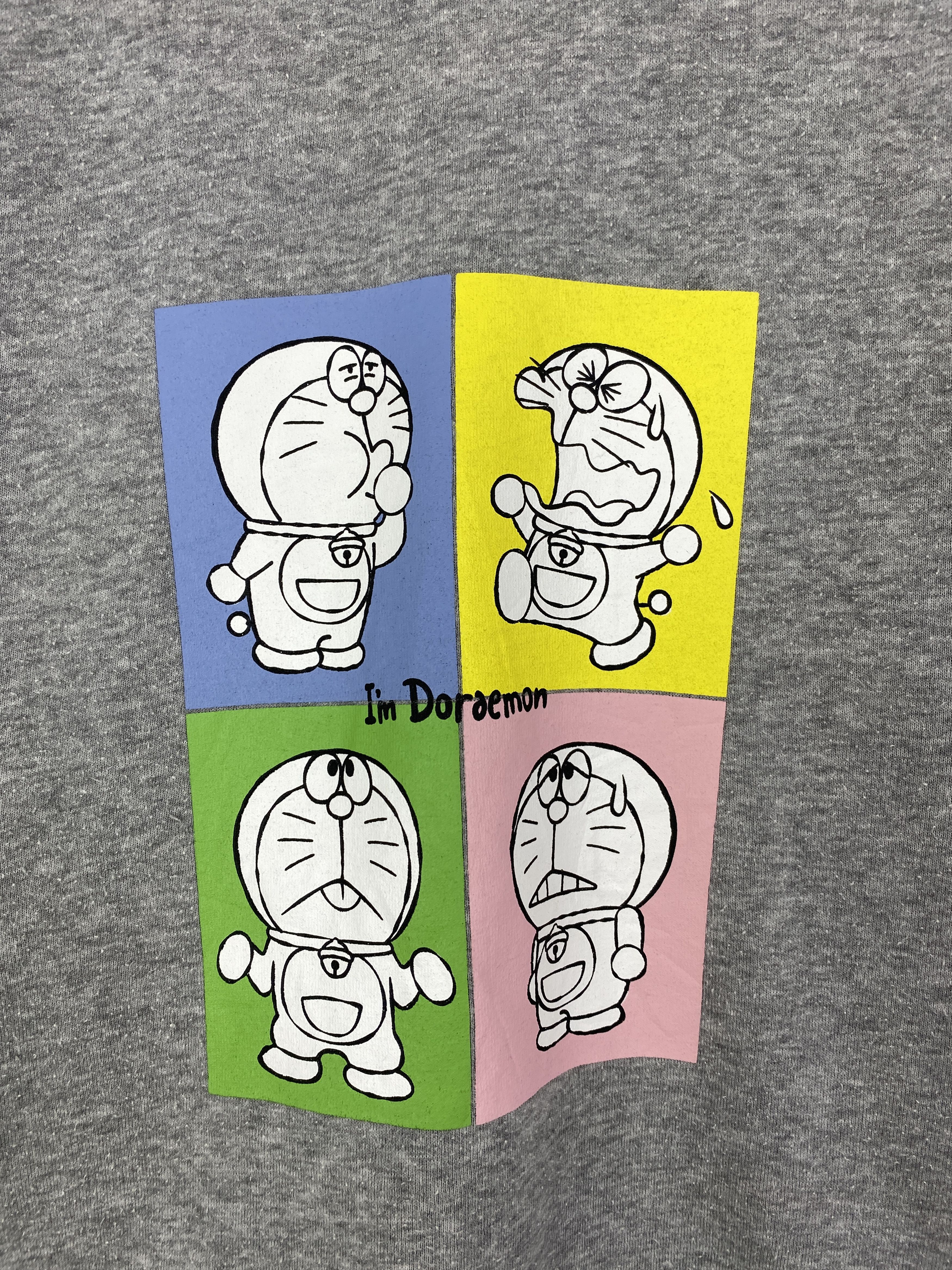 Anime Vintage Doraemon Printed Pullover Crewneck SH0158 Size US XL / EU 56 / 4 - 6 Thumbnail
