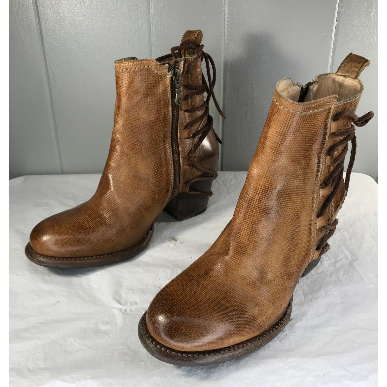 Bed Stu BED STU Blaire Women’s 8 Distressed Tan Leather Cobbler Ser Size US 9 / IT 39 - 2 Thumbnail