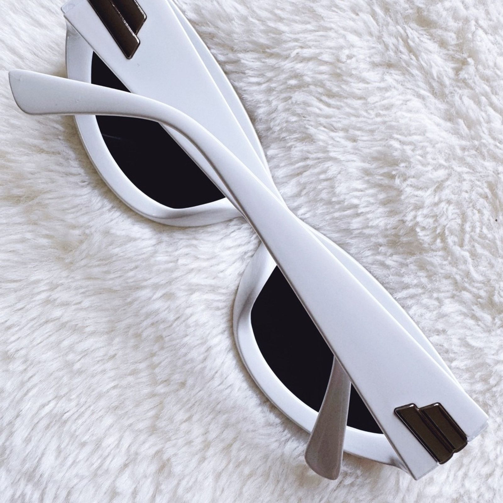 Other Francis Mirrored Orange with White Rim Sunglasses Size ONE SIZE - 14 Thumbnail