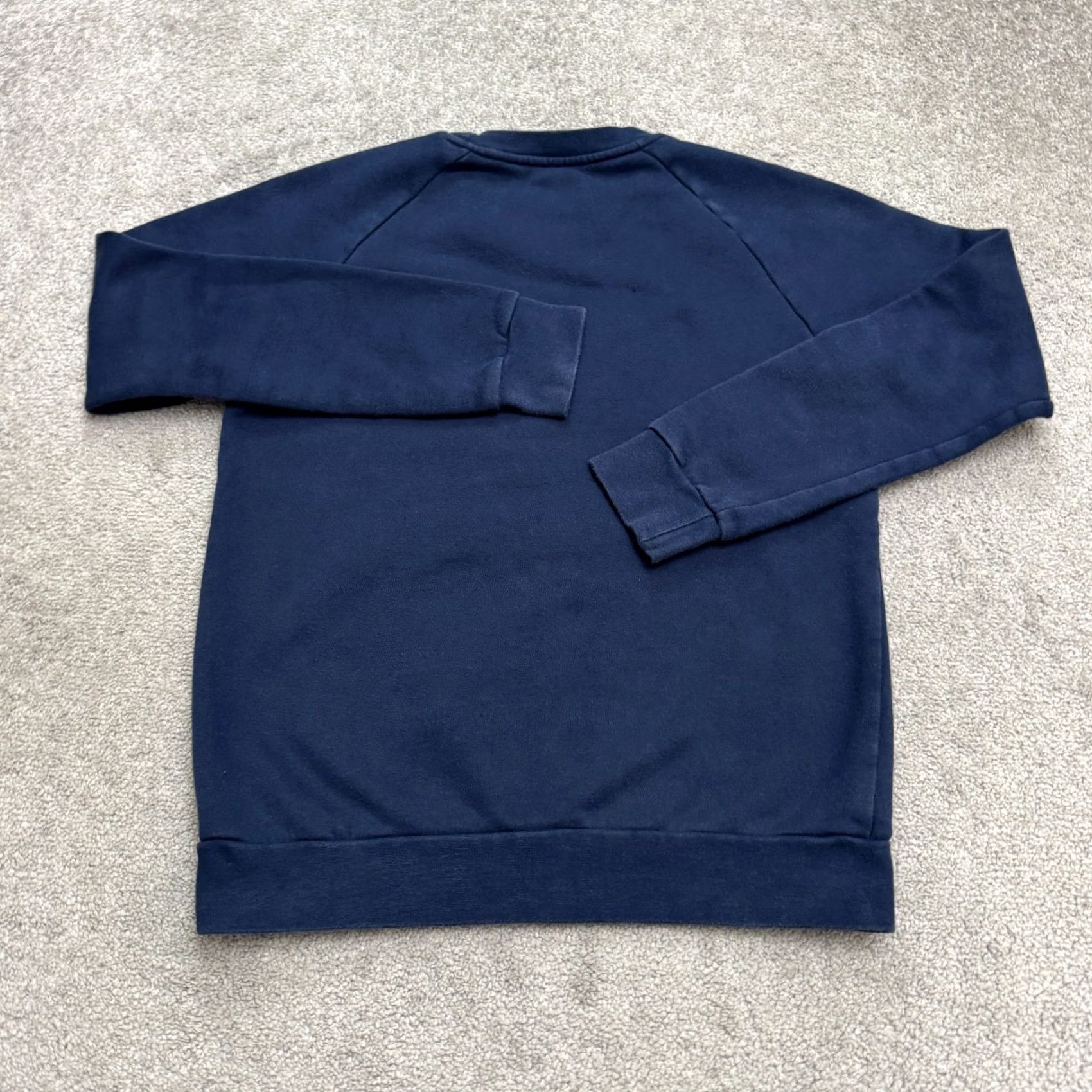 Adidas Adidas Originals Trefoil Graphic Pullover Crew Sweatshirt Mens XS Navy Blue Red Size US XS / EU 42 / 0 - 2 Thumbnail