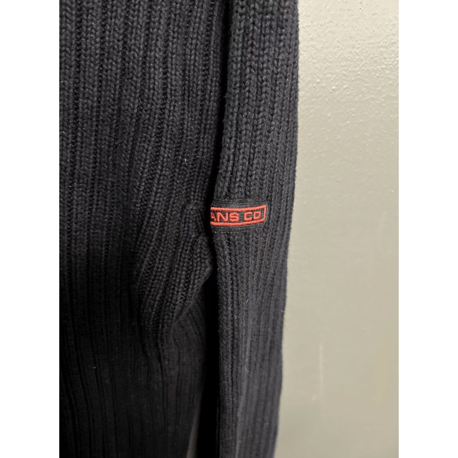 Polo Ralph Lauren Polo Ralph Lauren Mens Sweater Slim Knit V-Neck Blue Large Rib Cotton Pullover Knit Shirt Size US L / EU 52-54 / 3 - 3 Thumbnail