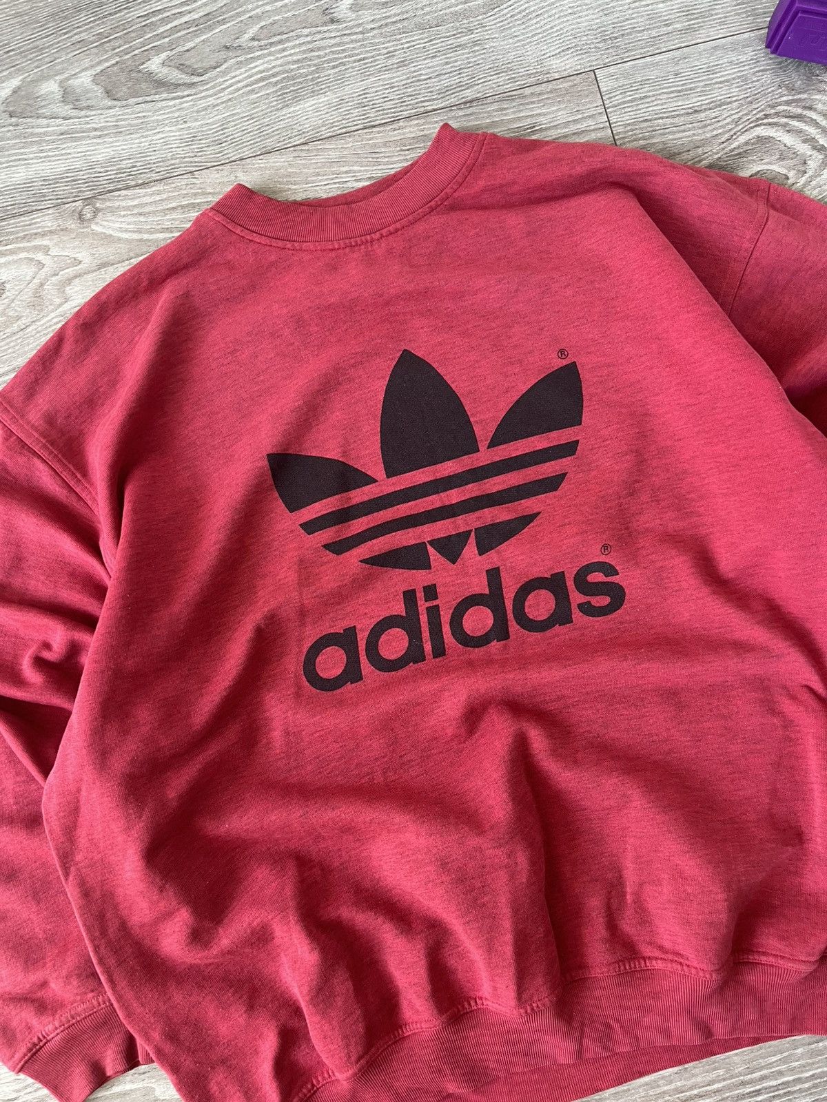 Adidas Vintage Y2k Adidas Oversize Big Logo Crewneck Sweatshirt Size US L / EU 52-54 / 3 - 11 Thumbnail