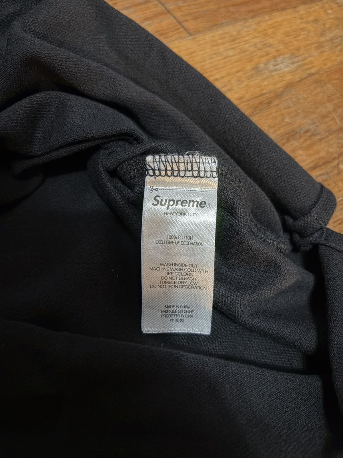 Supreme Supreme Twill Appliqué Polo Black XL Size US XL / EU 56 / 4 - 4 Thumbnail