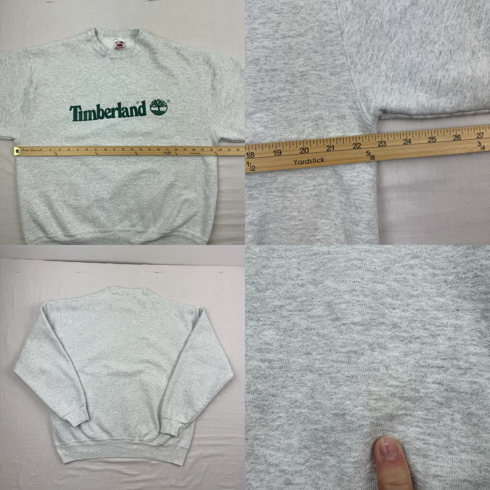 Fruit Of The Loom VINTAGE Fruit of the Loom Sweatshirt Adult Large Gray 90s Outdoor USA Mens Size US L / EU 52-54 / 3 - 8 Thumbnail