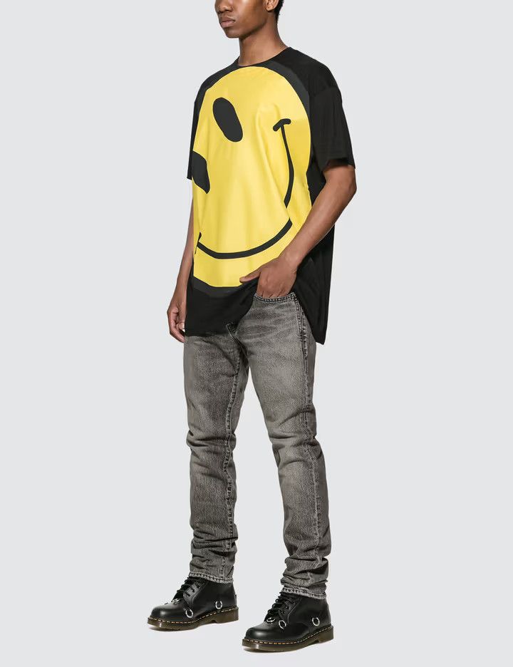 Raf Simons o1y0325 Crewneck T-Shirt in Black/Yellow Size US XS / EU 42 / 0 - 3 Thumbnail
