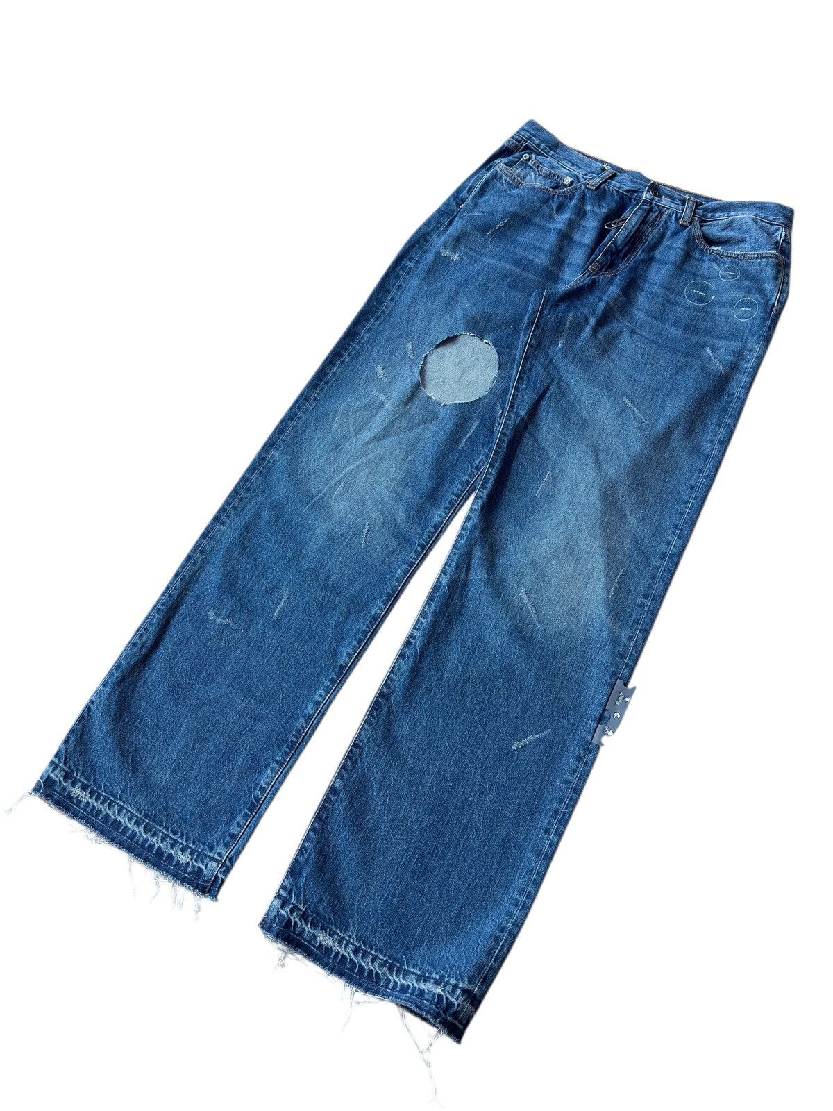 Off-White Off-White Virgil “CUT HERE” Denim Jeans Size US 34 / EU 50 - 3 Thumbnail