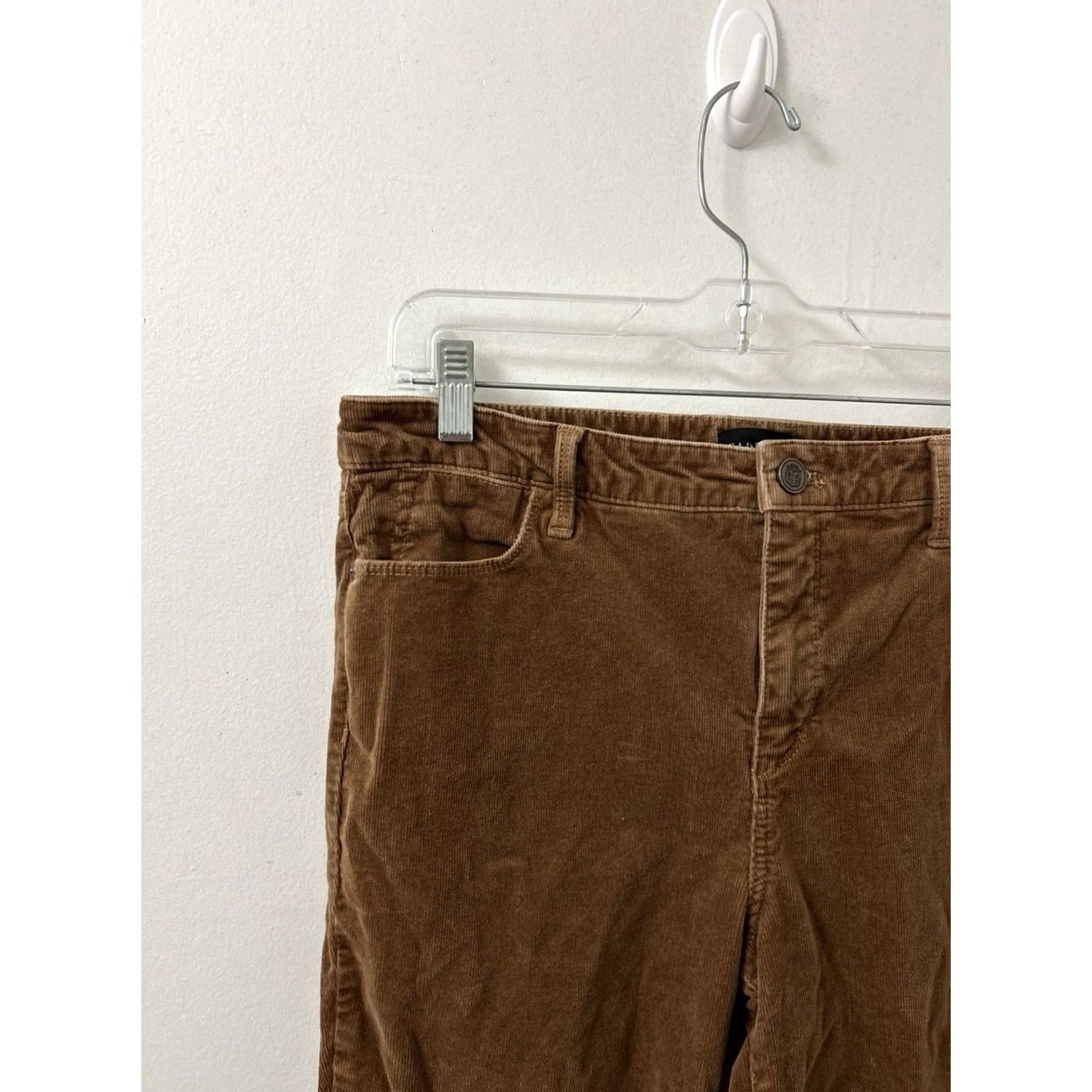 Talbots Talbots Corduroy Jegging Womens 10P Brown Stretch Pants Skinny Zipper Button Front Pockets Logo 25in Inseam Size 32" / US 10 / IT 46 - 4 Thumbnail