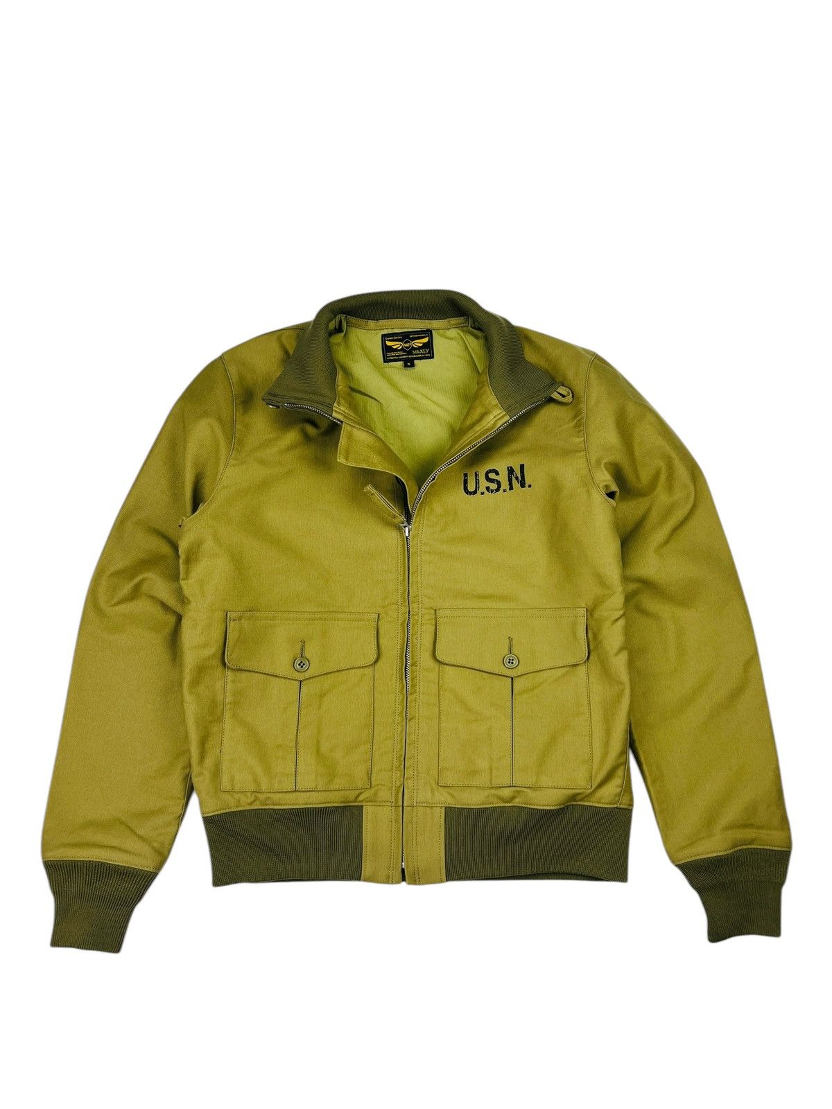 Japanese Brand × Vintage jacket usn Size US S / EU 44-46 / 1 - 1 Thumbnail