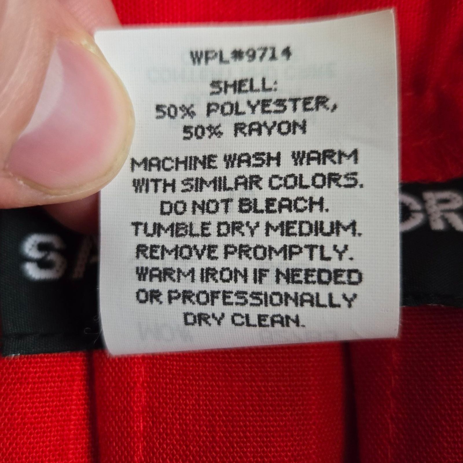 Vintage Vintage Red Pleated Front Career Skirt Size 14 Size 36" / US 14 / IT 50 - 8 Thumbnail