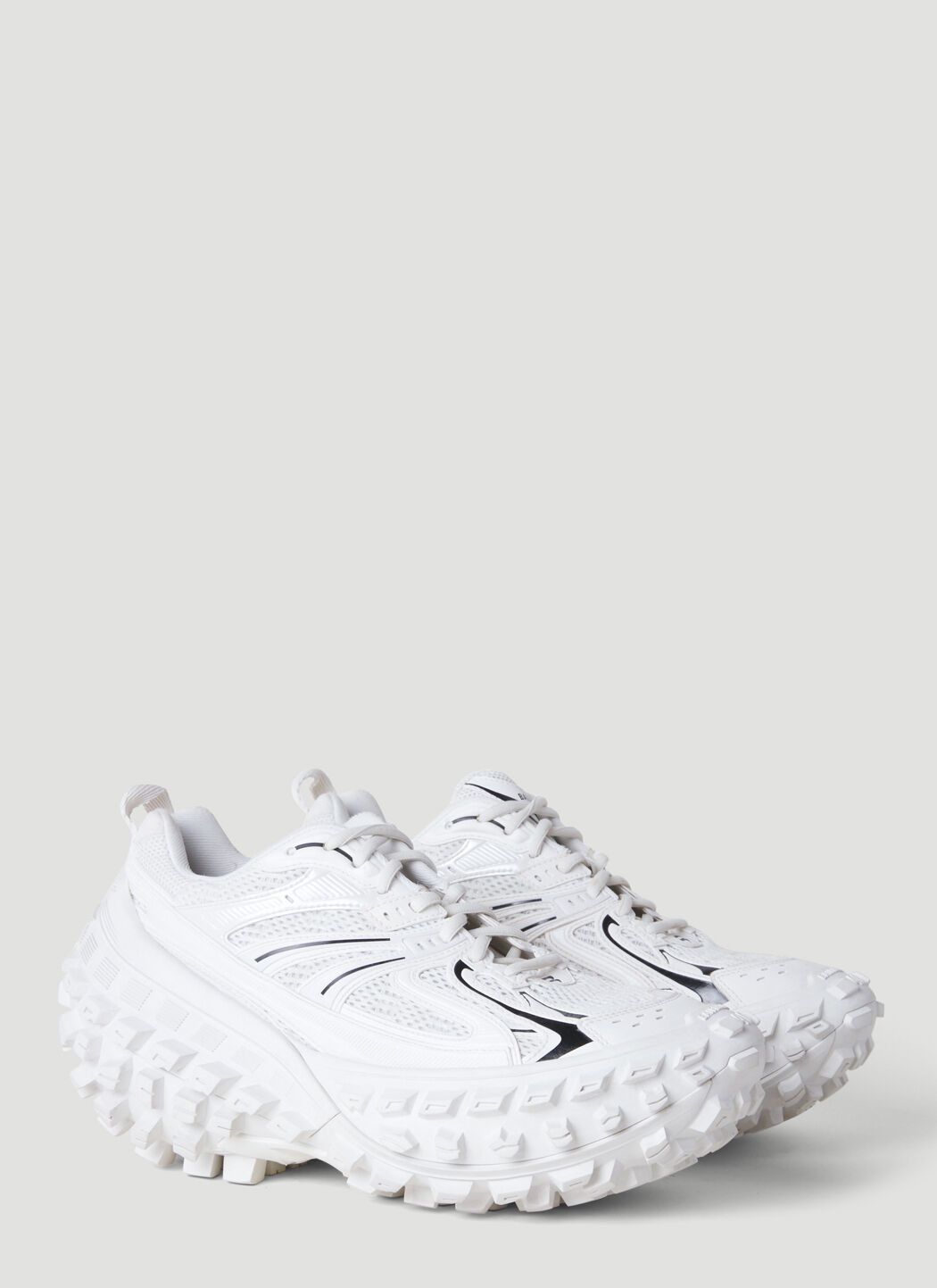 Balenciaga o1srvl11e1124 Bouncer Sneakers in White Size US 8 / EU 41 - 2 Thumbnail