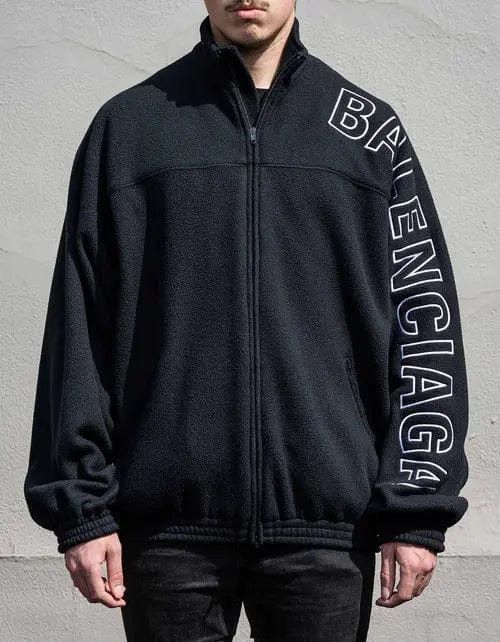 Balenciaga Balenciaga Black Logo Tracksuit Jacket SIZE 46 Size US S / EU 44-46 / 1 - 4 Thumbnail