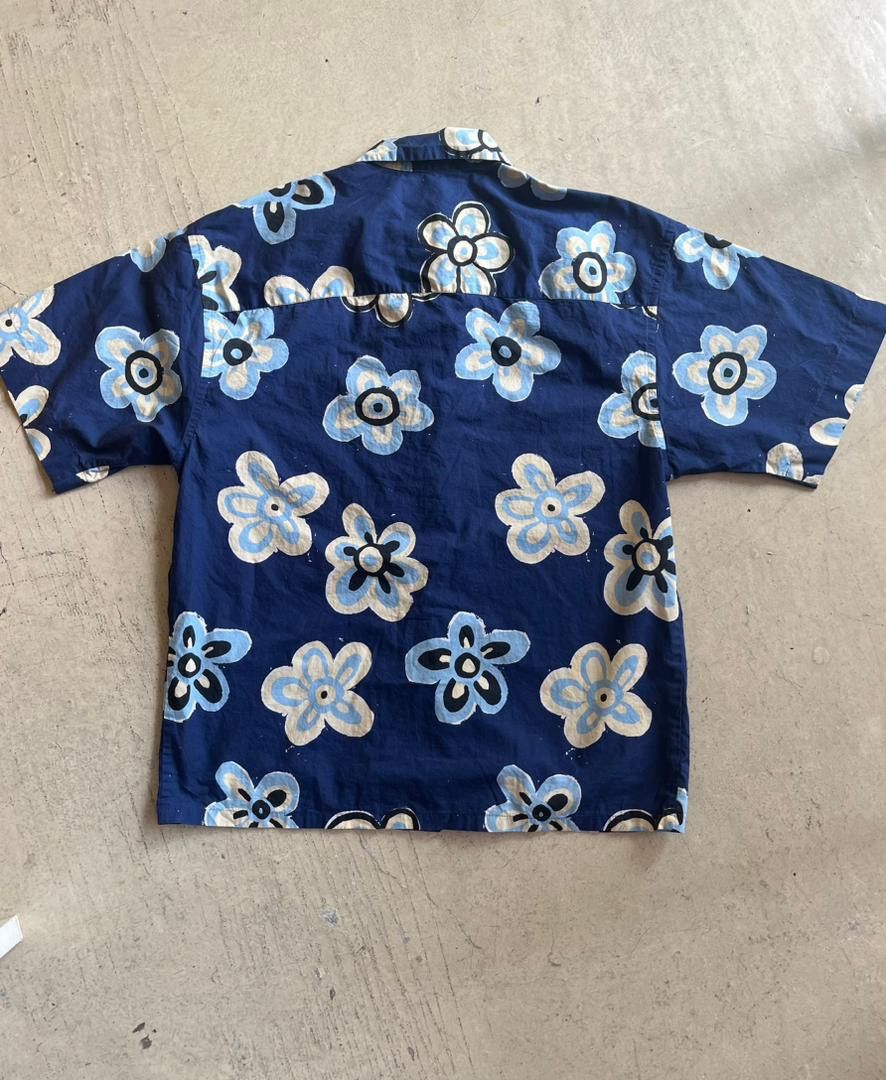 Marni × Uniqlo Uniqlo X Marni Oversized Floral Open Collar Shirt Size US M / EU 48-50 / 2 - 2 Thumbnail