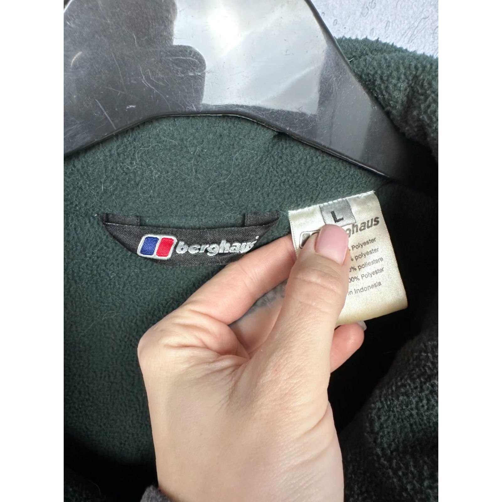 Berghaus Berghaus Windstopper Fleece Jacket Berghaus 90s Vintage Mens Windstopper Fleece Jacket Size L Green 90s Mens Jacket Size US L / EU 52-54 / 3 - 5 Thumbnail