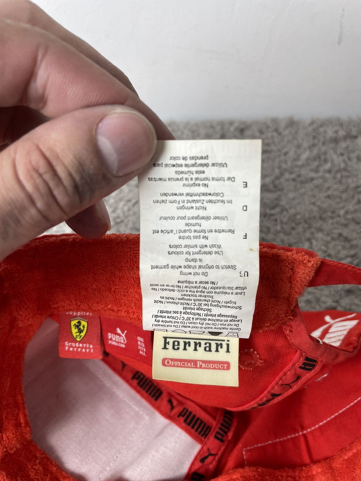 Ferrari × Puma Puma Ferrari Racing Cap hats Y2K VTG Style Size ONE SIZE - 11 Thumbnail