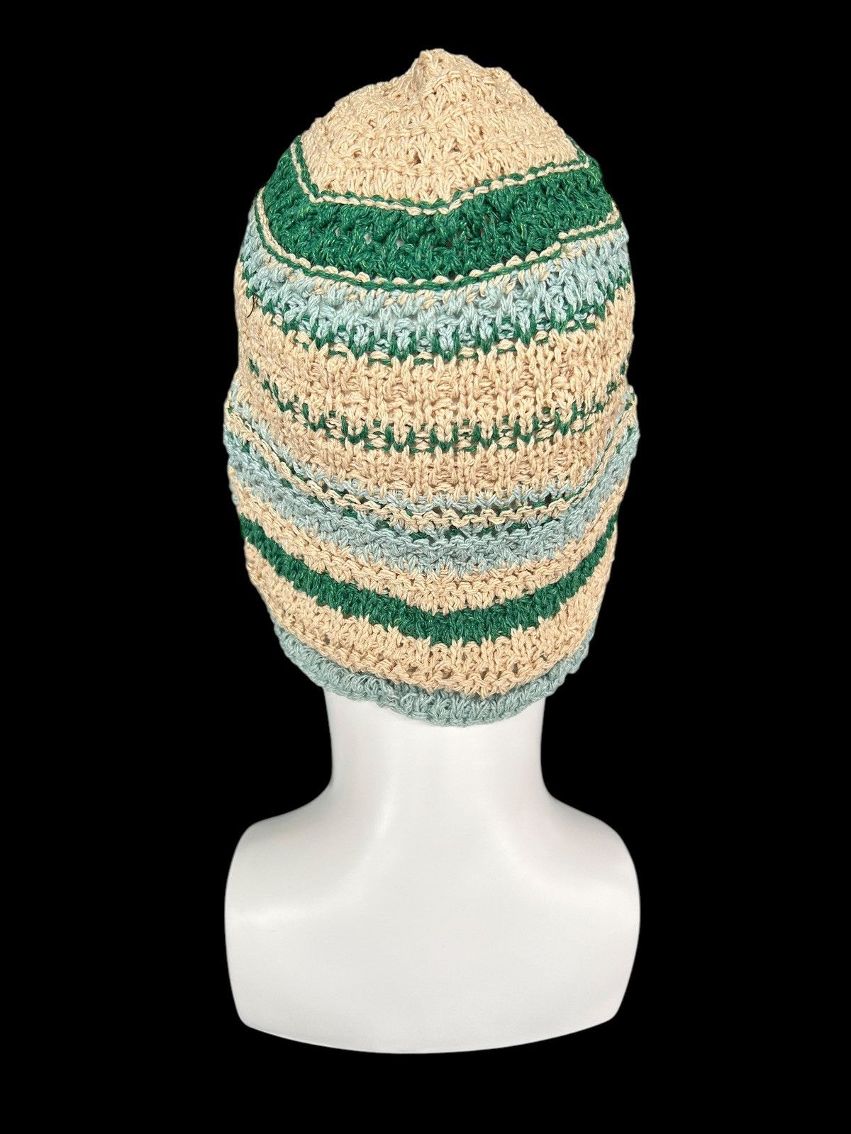 Japanese Brand × Kapital × Vintage Crochet Knitted Handmade Hats Rare ☠️☠️ Size ONE SIZE - 5 Thumbnail