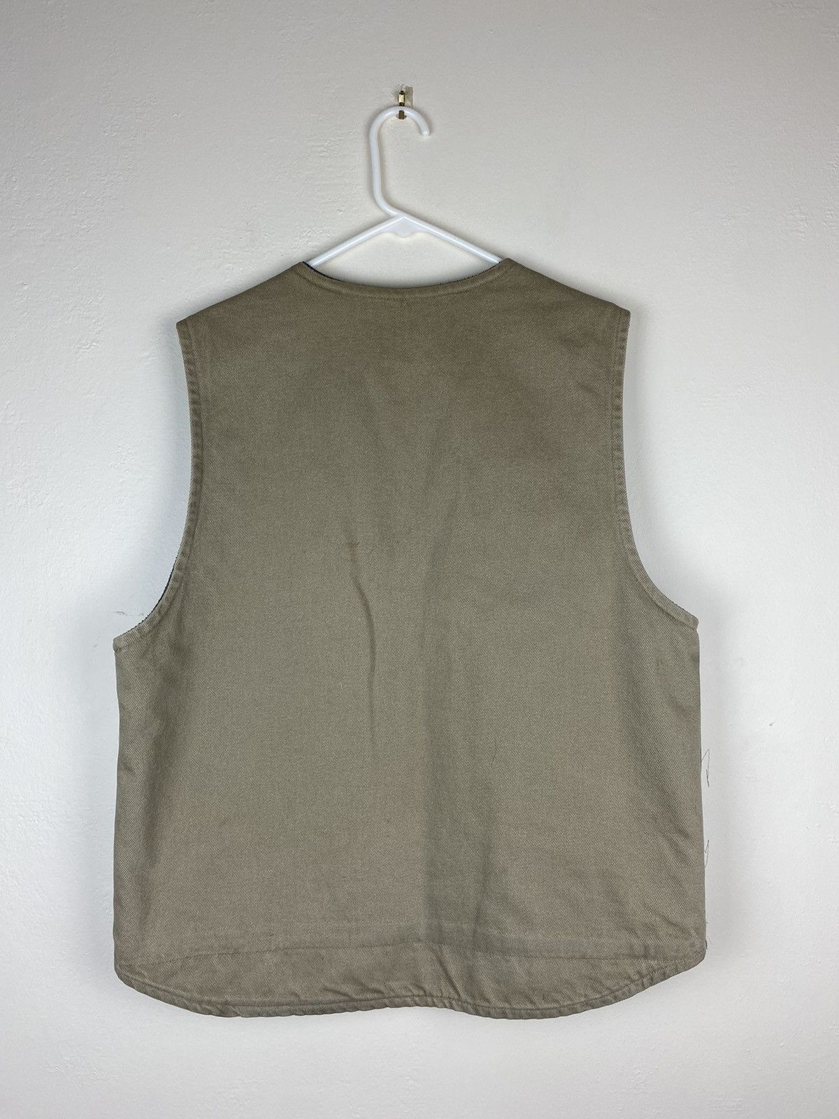 Carhartt Vintage Carhartt Made in USA Work Vest Distressed V19 TAN Size US L / EU 52-54 / 3 - 9 Thumbnail