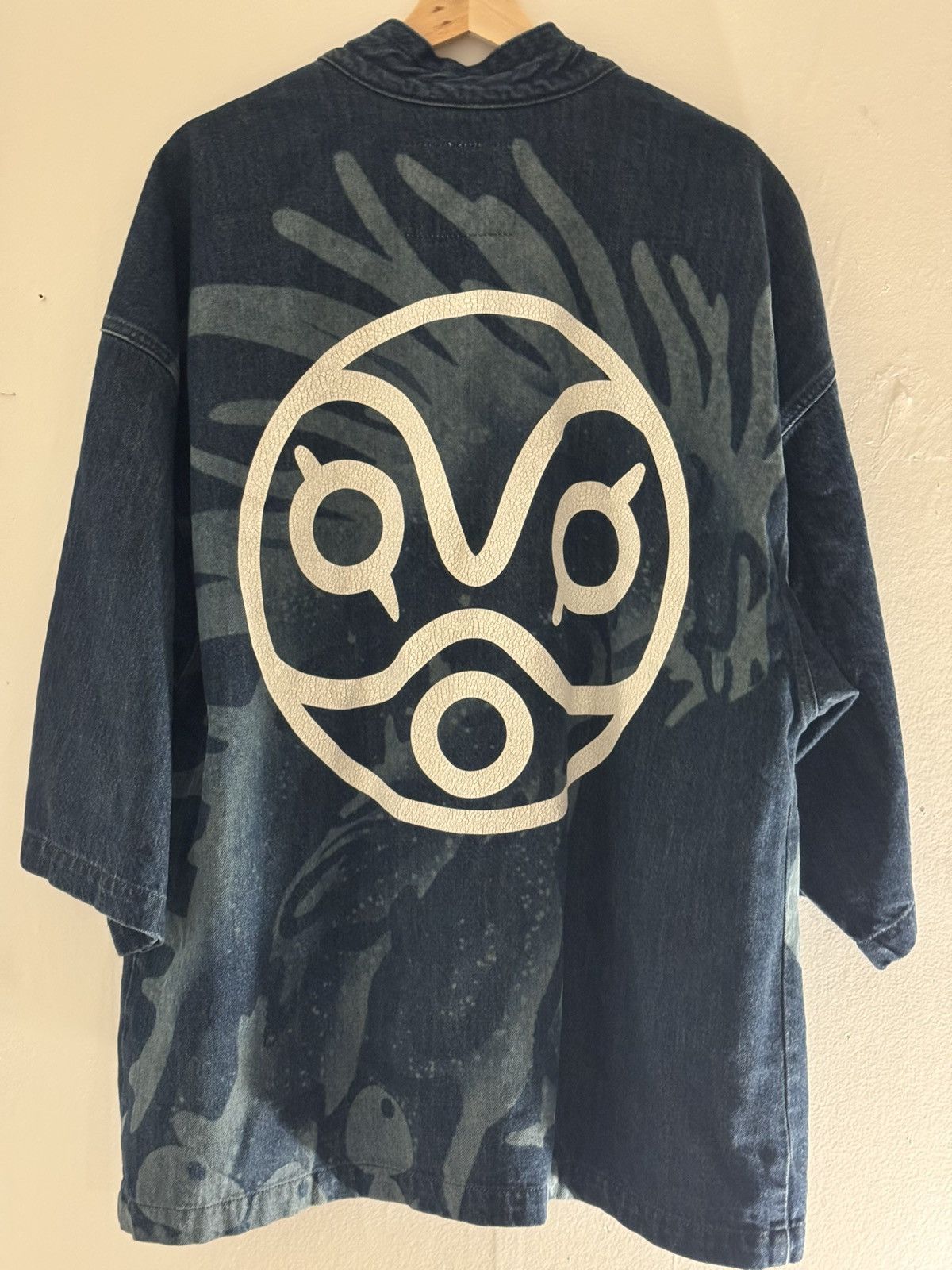 Levi's Levis Princess Mononoke Denim Kimono Size US L / EU 52-54 / 3 - 2 Thumbnail