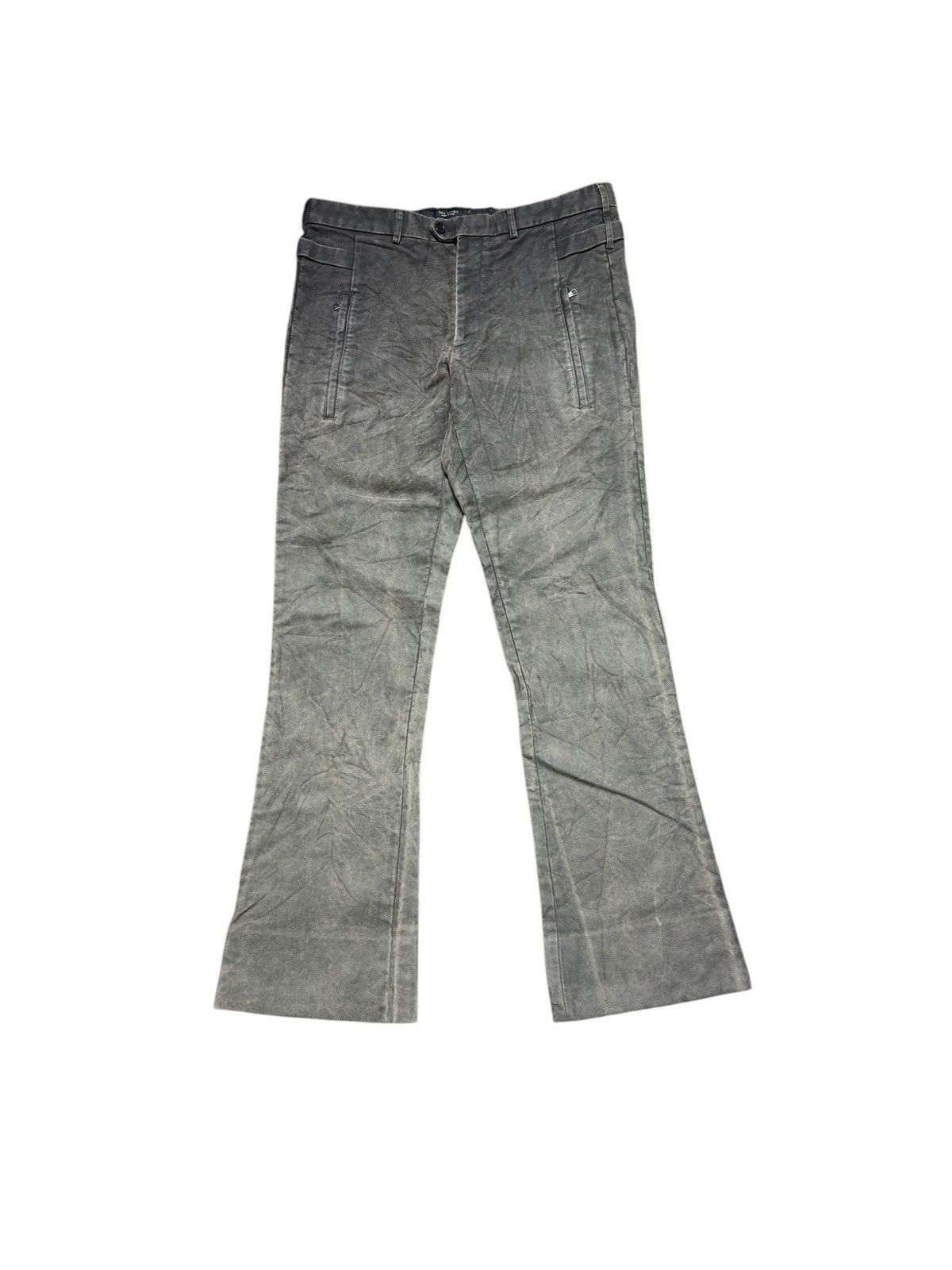Neil Barrett Neil Barrett Flared Pant Hard Cotton Size US 33 - 1 Thumbnail