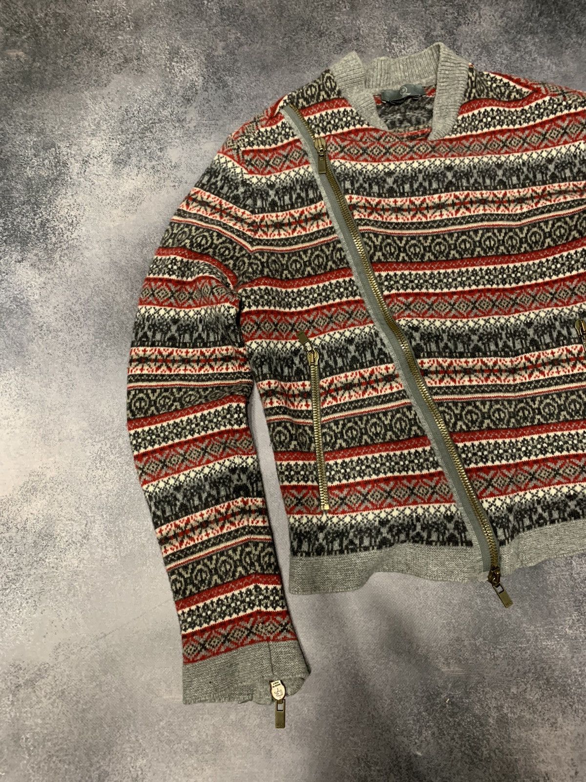 Alexander McQueen × Designer × MCQ Alexander McQueen Wool Sweater y2k Size M / US 6-8 / IT 42-44 - 2 Thumbnail