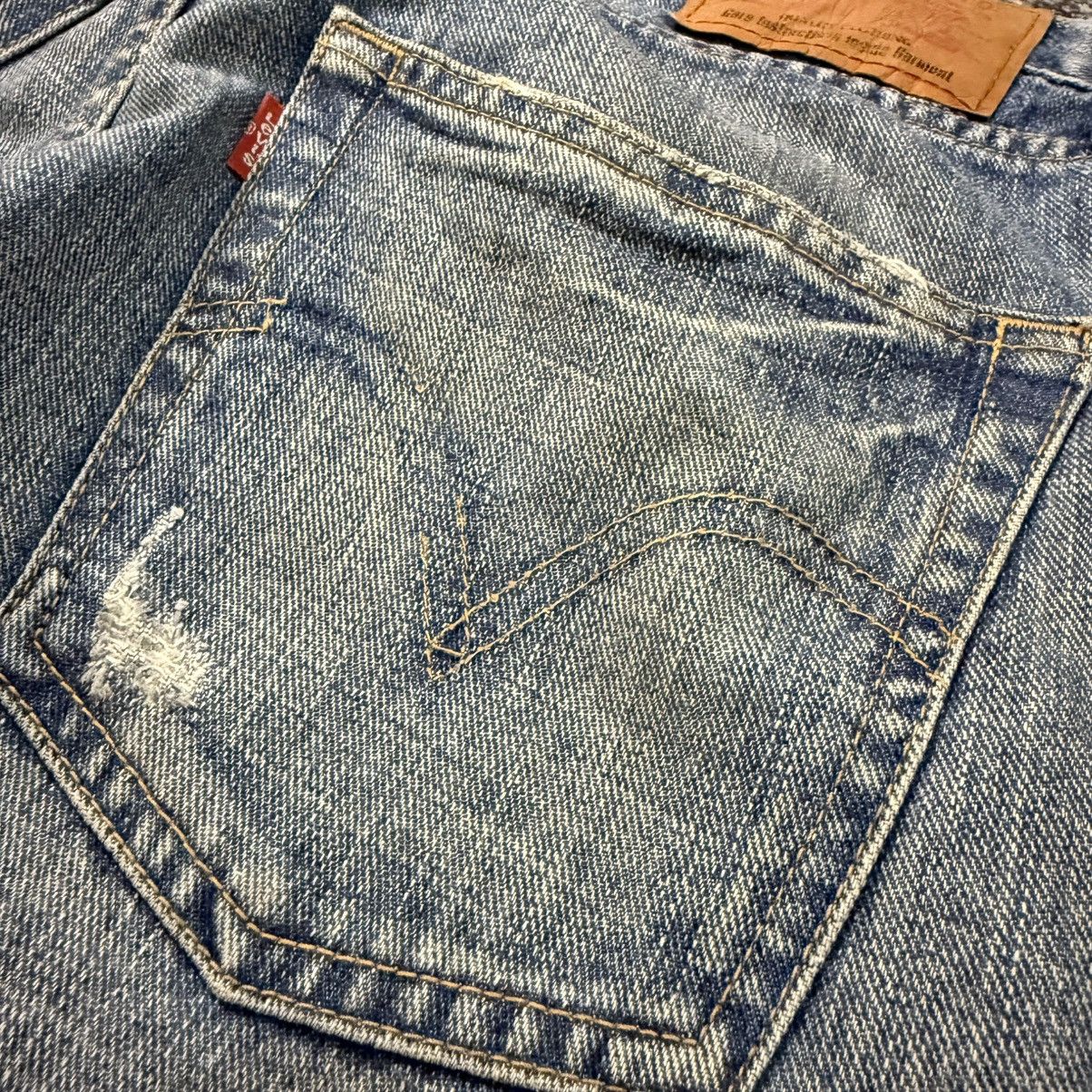 Engineered Garments × Levi's 🔥🇯🇵 90s Japanese Archival Levis Distressed Faded Denim Size US 32 / EU 48 - 8 Thumbnail