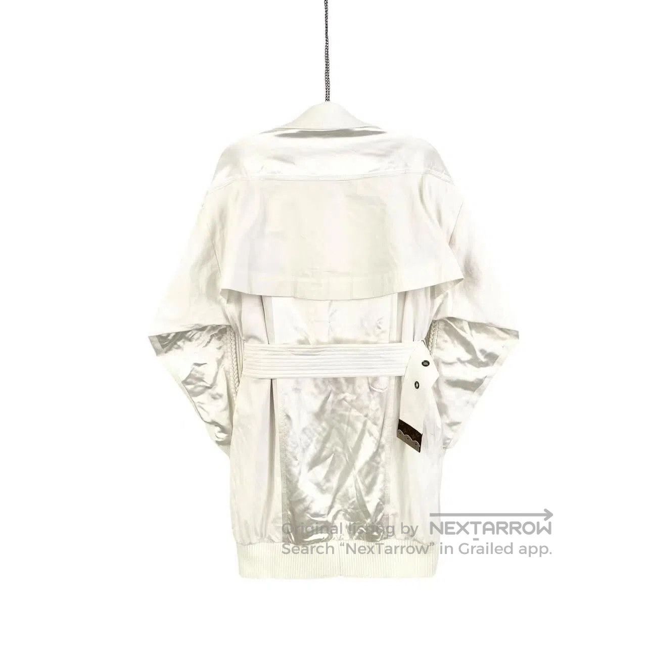 Louis Vuitton Louis Vuitton Rework spliced white coat trench coat| Size XS / US 0-2 / IT 36-38 - 2 Thumbnail