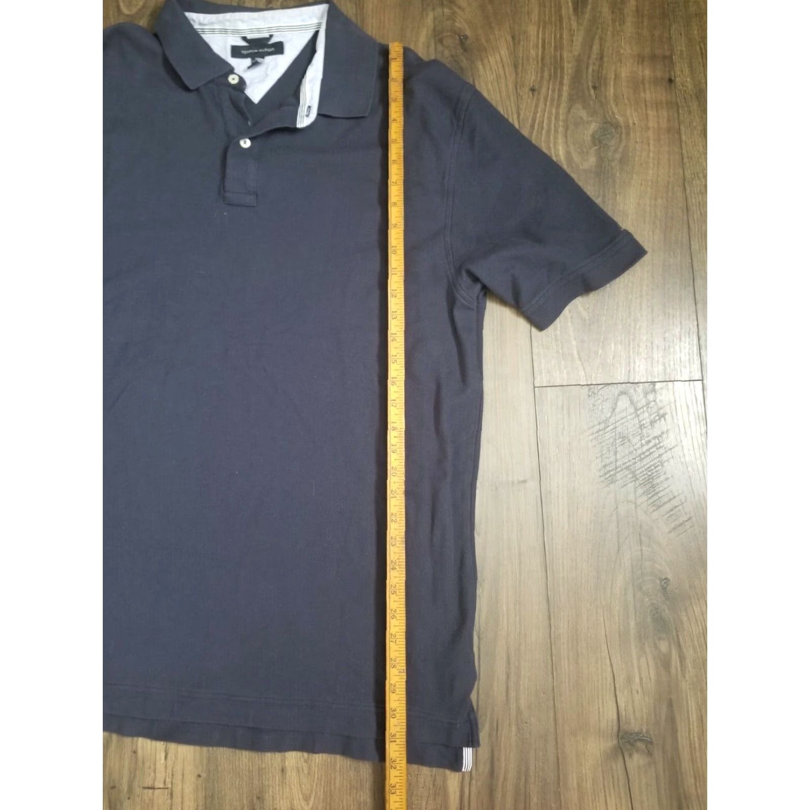 Tommy Hilfiger VINTAGE Retro 2010 Mens XL Tommy Hilfiger Navy Blue Polo Shirt Short Sleeve Size US XL / EU 56 / 4 - 4 Thumbnail