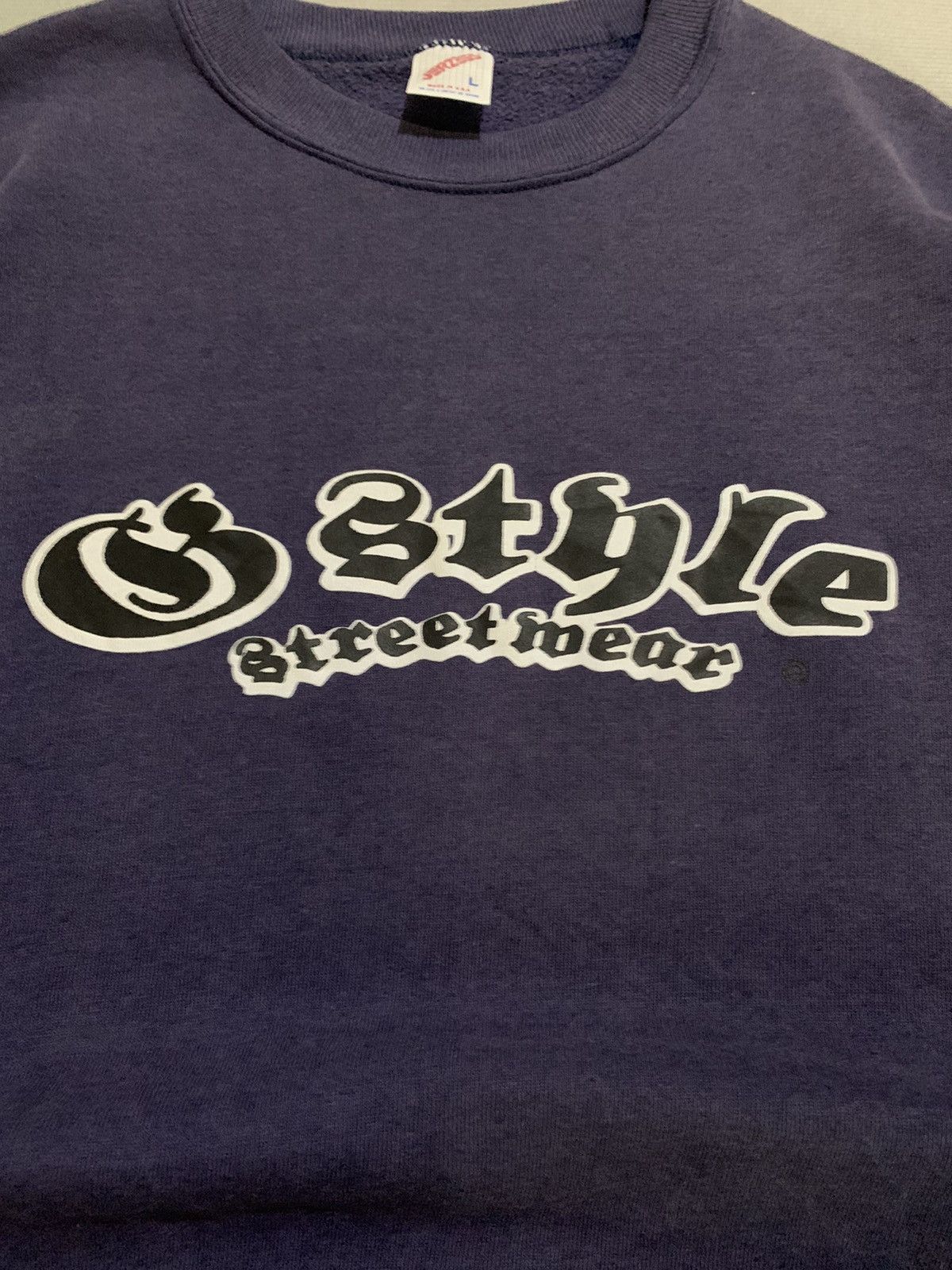 Jerzees Vintage 90s Parody Wording Streetmear Sweatshirt Size US L / EU 52-54 / 3 - 4 Thumbnail