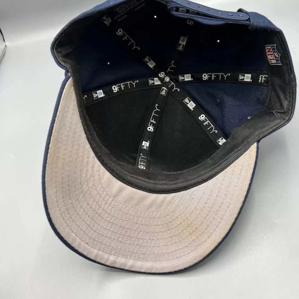 New Era Dallas Cowboys Hat Men Blue 9Fifty New Era NFL Snap Back Cap Size ONE SIZE - 5 Thumbnail