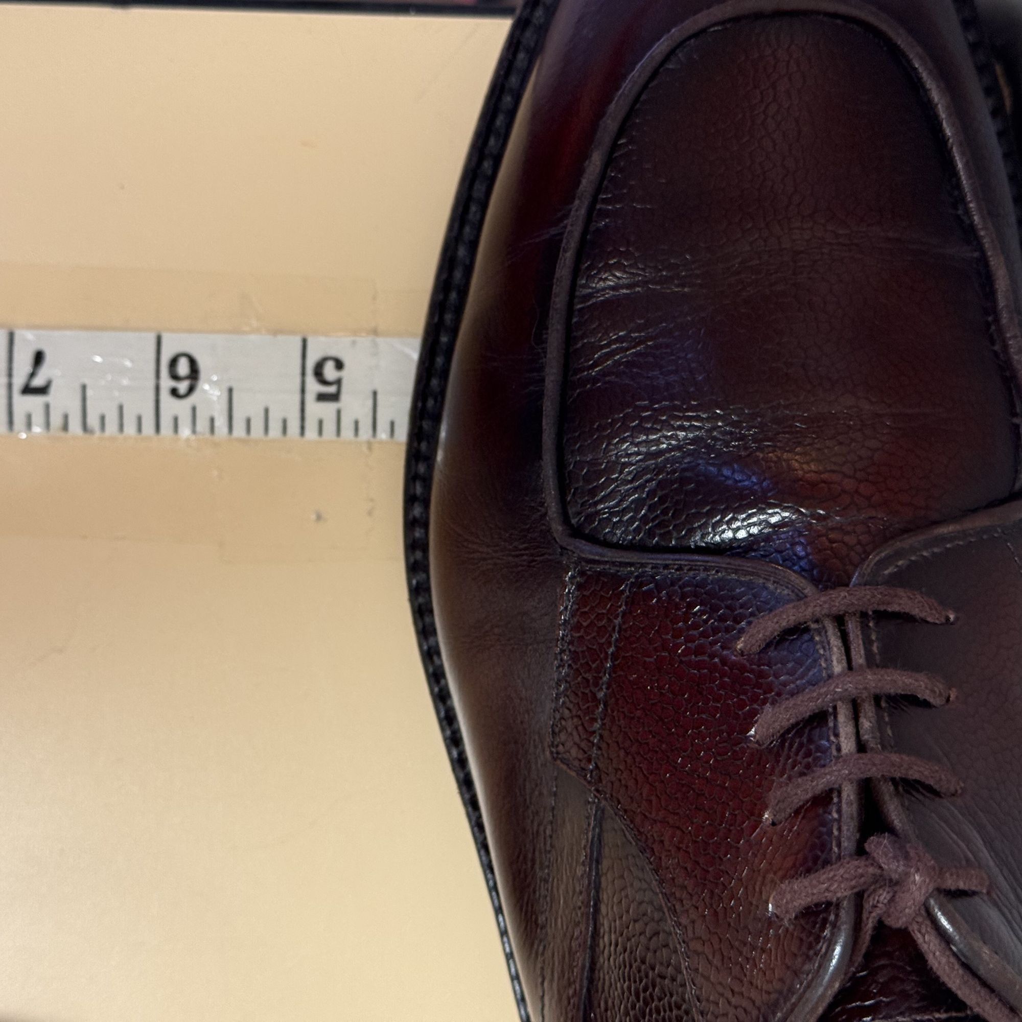 Other Bruno Magli RENATO Burgundy Brown Leather SPLIT TOE Shoes Size US 9.5 / EU 42-43 - 10 Thumbnail