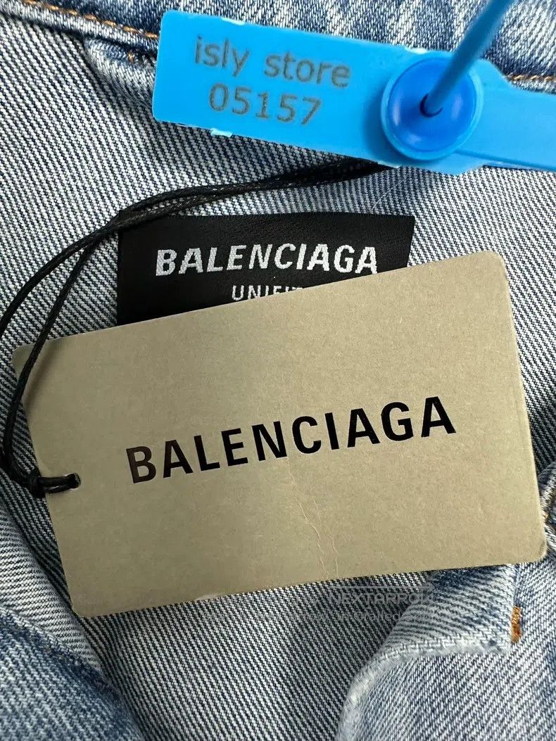 Balenciaga Balenciaga Oversized Denim Jacket Size US M / EU 48-50 / 2 - 4 Thumbnail