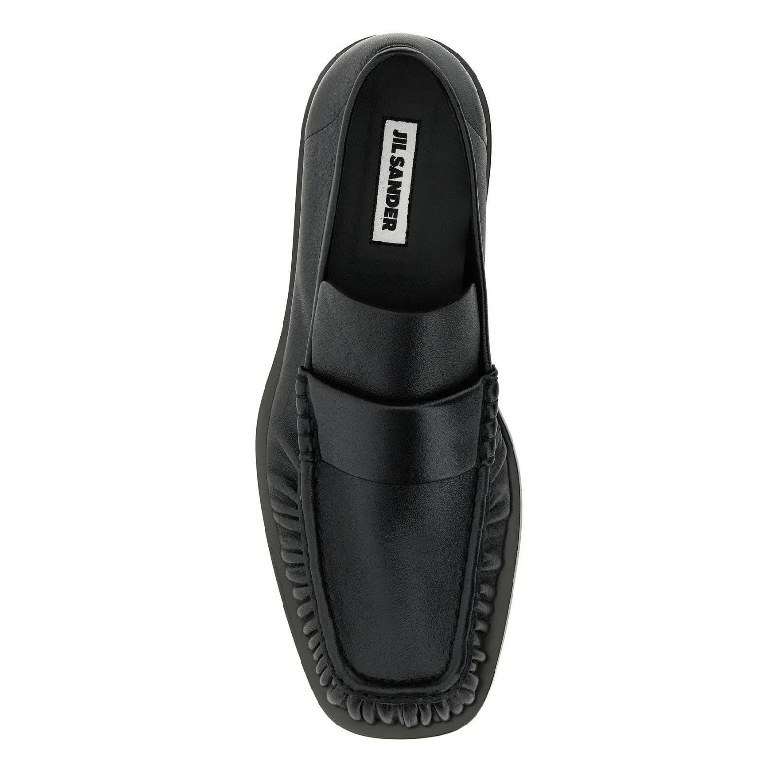 Jil Sander JIL SANDER Black Leather Loafers New & Authentic (Men's size Size US 12 / EU 45 - 4 Thumbnail