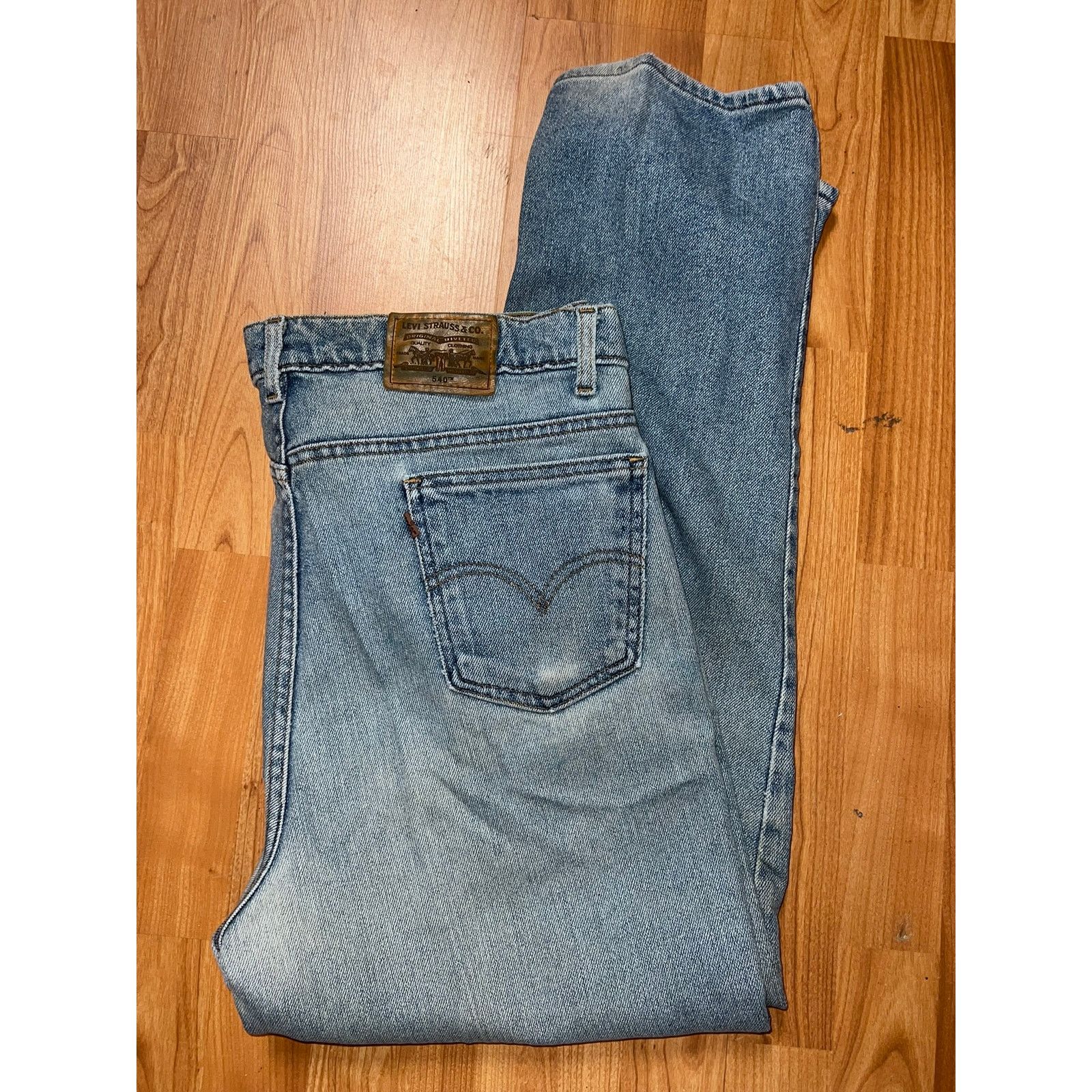 Levi's Vintage Levis 540 Jeans Brown Tab Pants Denim Baggy 42x30 Size US 42 / EU 58 - 1 Thumbnail