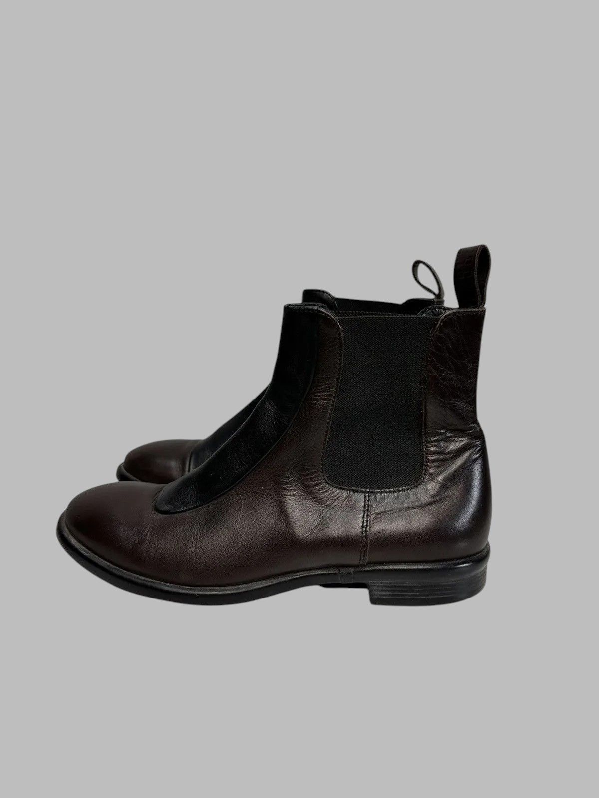 Dirk Bikkembergs Bikkembergs Brown Leather Moto Boots Y2K Futuristic Style Size US 6 / IT 36 - 3 Thumbnail