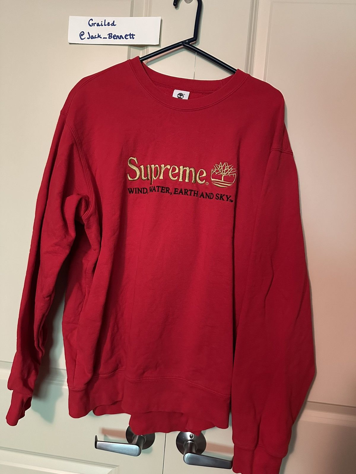 Supreme × Timberland SS20 Supreme x Timberland Crewneck | Grailed