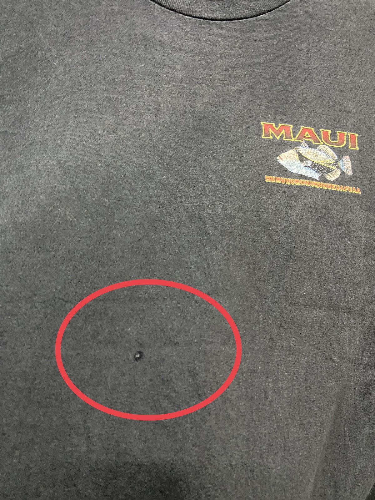 Vintage VINTAGE HUMUHUMUNUKUNUKUAPUA MAUI HAWAII TEE SHIRT Size US XL / EU 56 / 4 - 5 Thumbnail