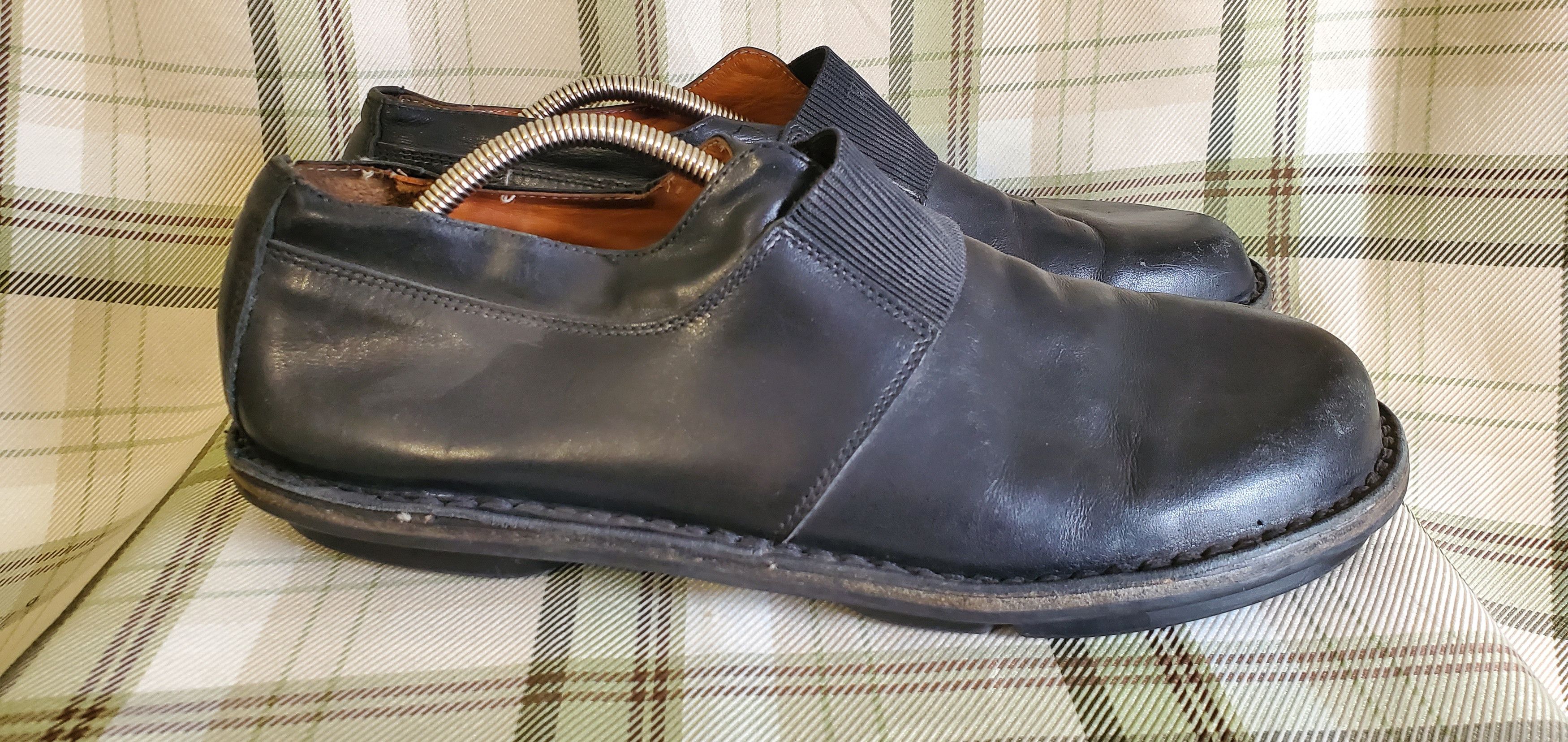 Trippen Trippen Black Slip On Leather Shoes Size US 13 / EU 46 - 3 Thumbnail