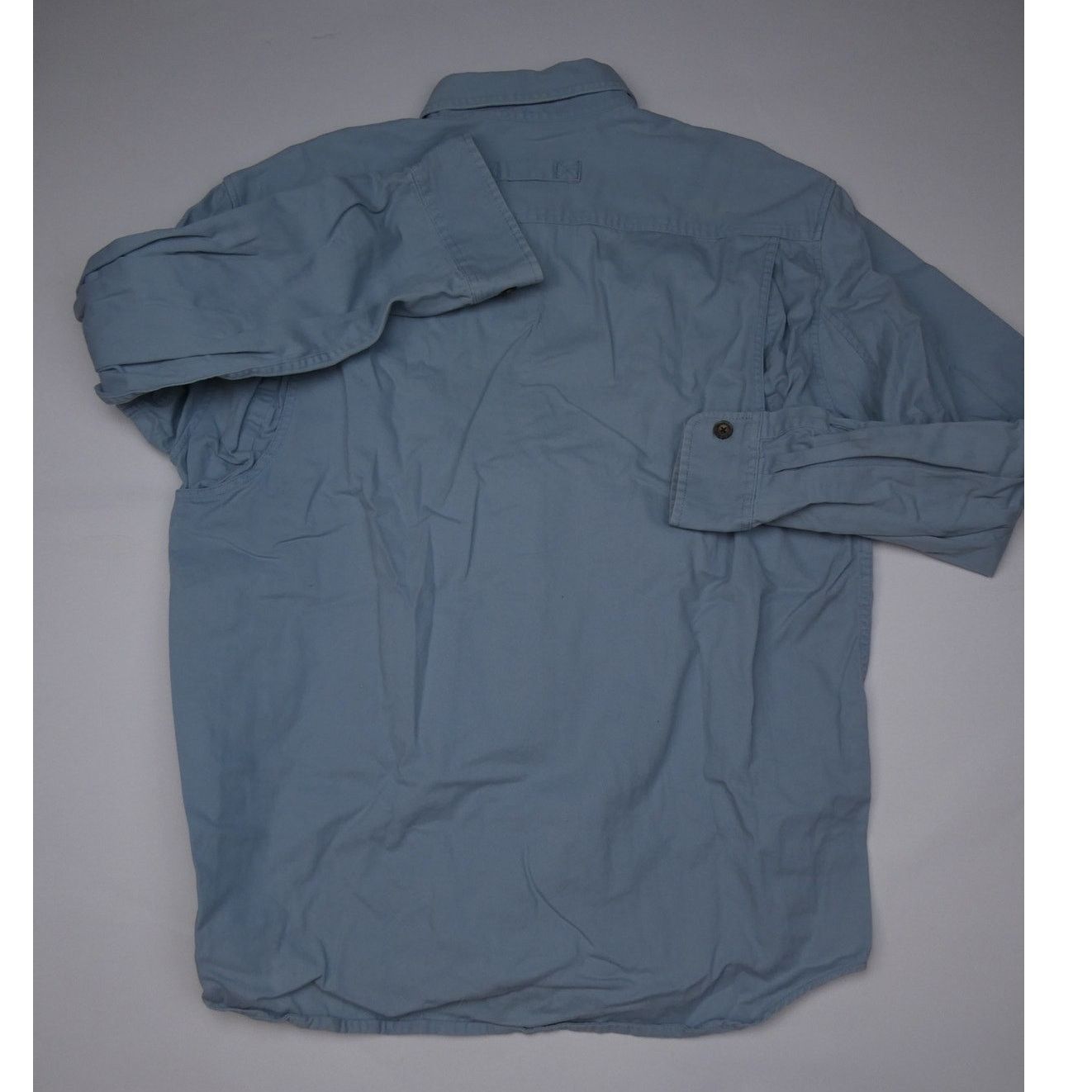 Duluth Trading Company Duluth 100% cotton heavier button-down shirt, large, blue Size US L / EU 52-54 / 3 - 2 Thumbnail