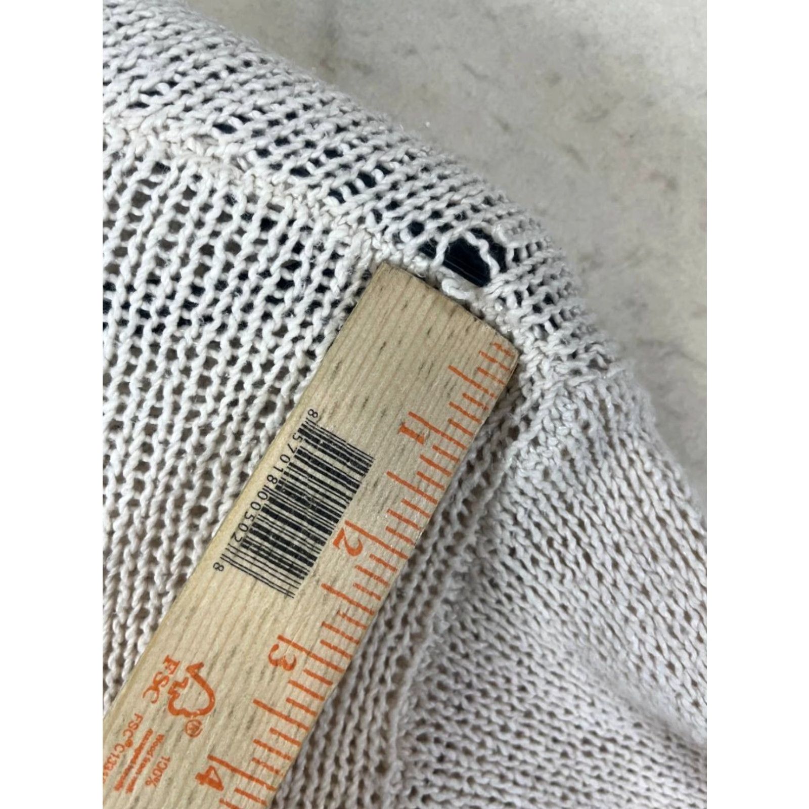 Vintage Roxy Cardigan Womens XS Beige Open Knit Boho Hippie Winter Size XS / US 0-2 / IT 36-38 - 6 Thumbnail