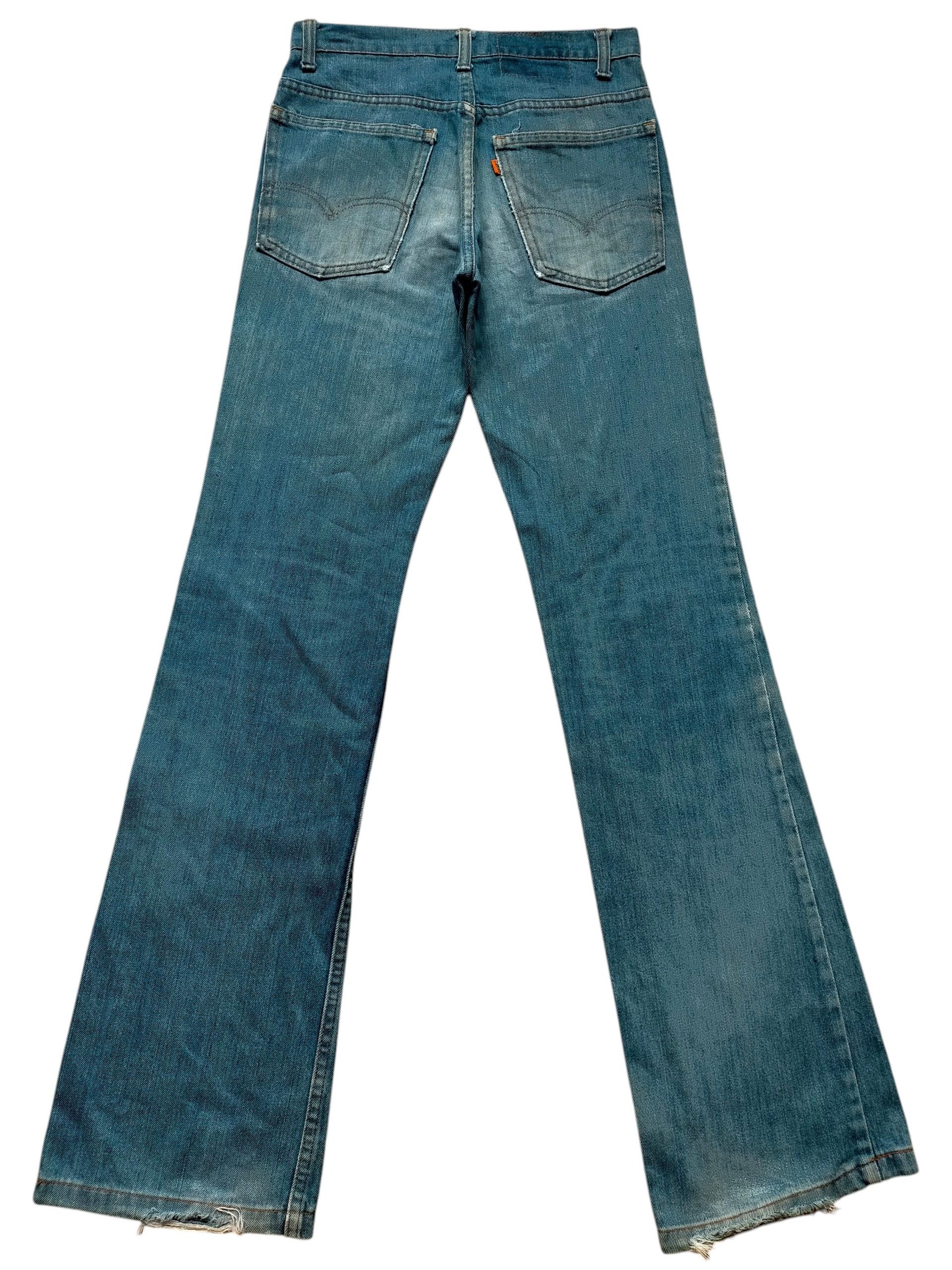 Levi's Vintage 70s-80s Levis 517 Oren Tab Button 8 Boot cut Denim Size US 28 / EU 44 - 2 Thumbnail