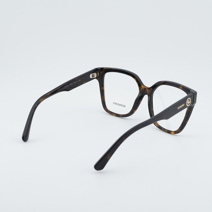 Burberry Burberry BE2443 3002 Eyeglasses Havana 53mm Square Frame Size ONE SIZE - 4 Thumbnail