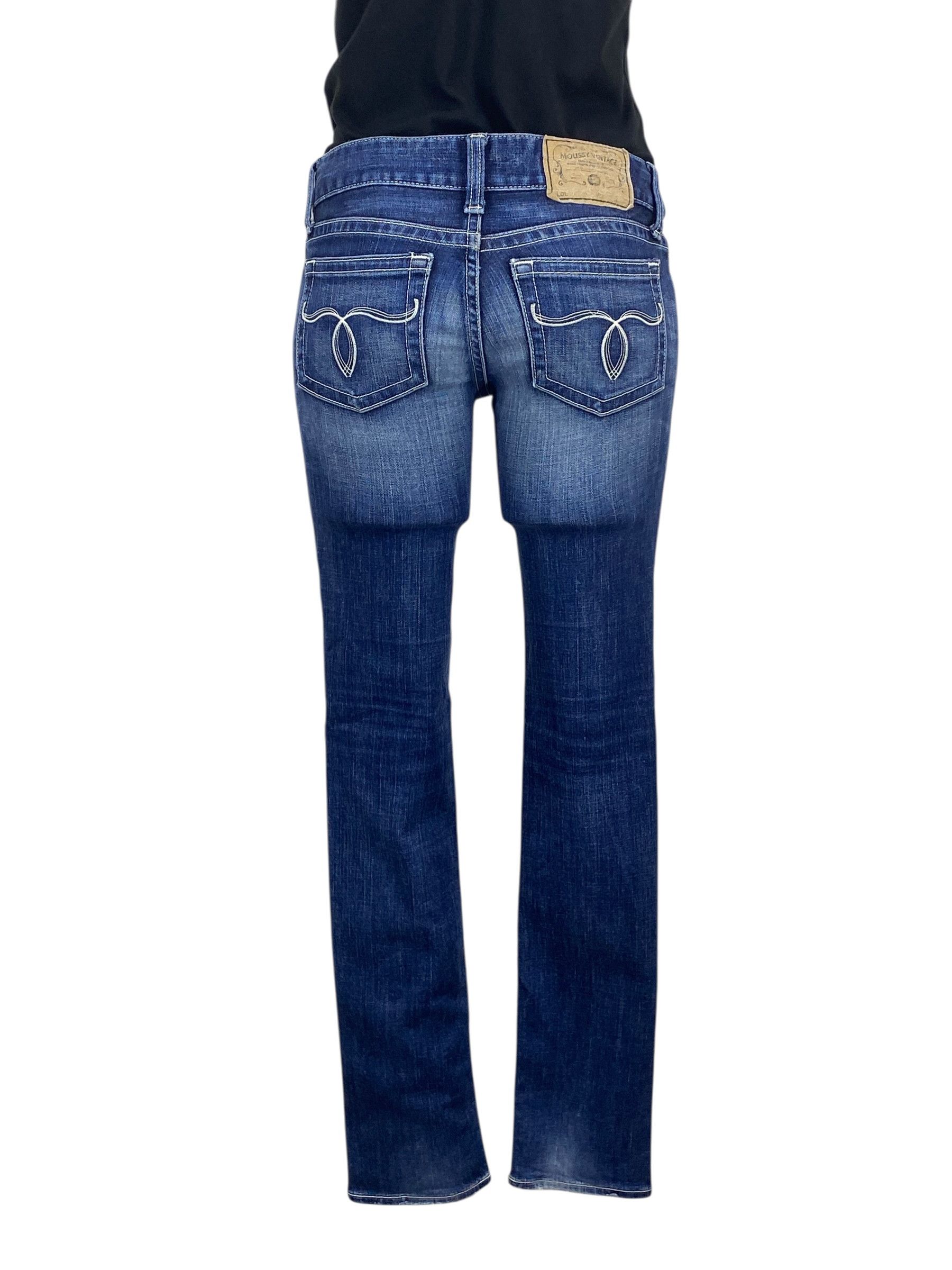 Japanese Brand Moussy Jeans Skinny Jeans Low Rise Jeans Size 25" / US 0 / IT 36 - 1 Thumbnail