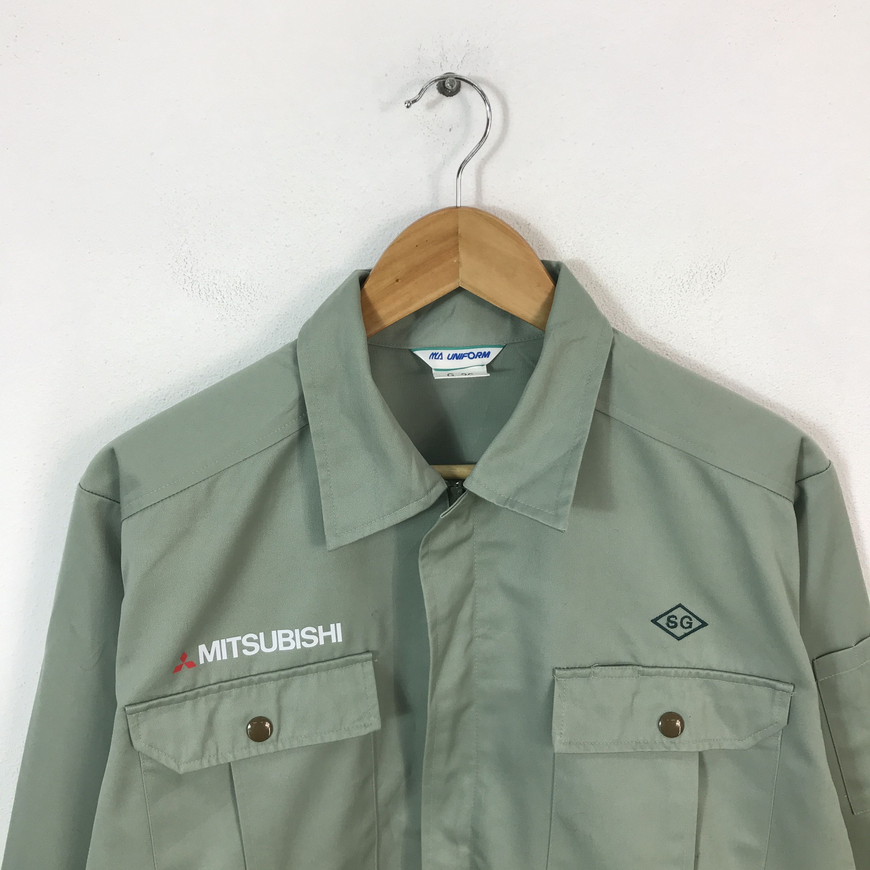 Japanese Brand Vtg mitsubishi racing motorsport uniform Custom jacket Size US L / EU 52-54 / 3 - 3 Thumbnail